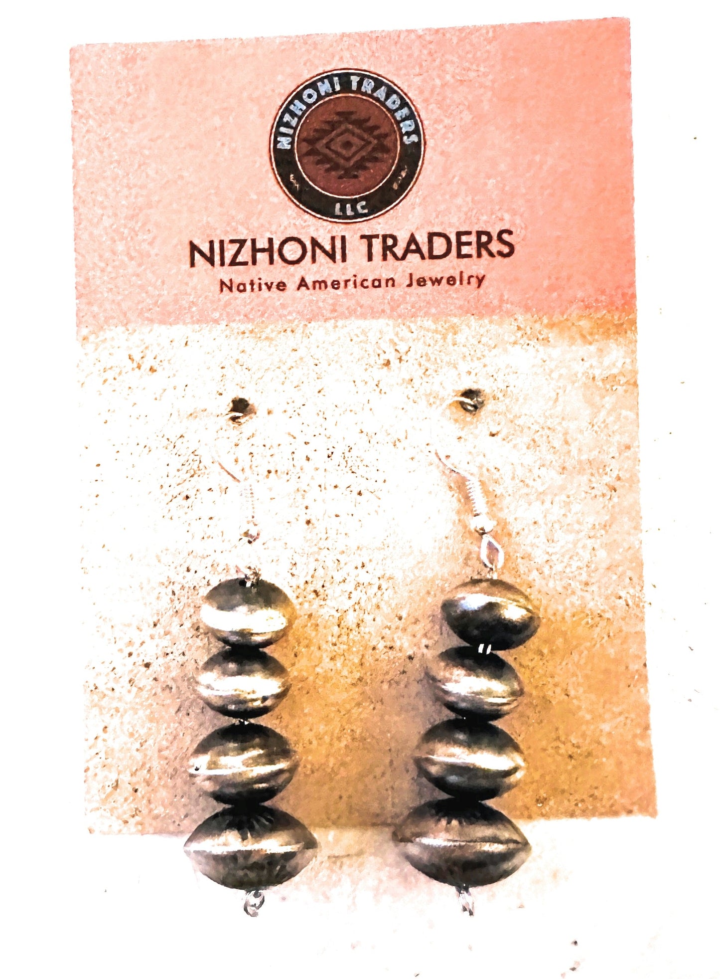 Handcrafted Sterling Silver Pearl Beaded Drop Earrings
