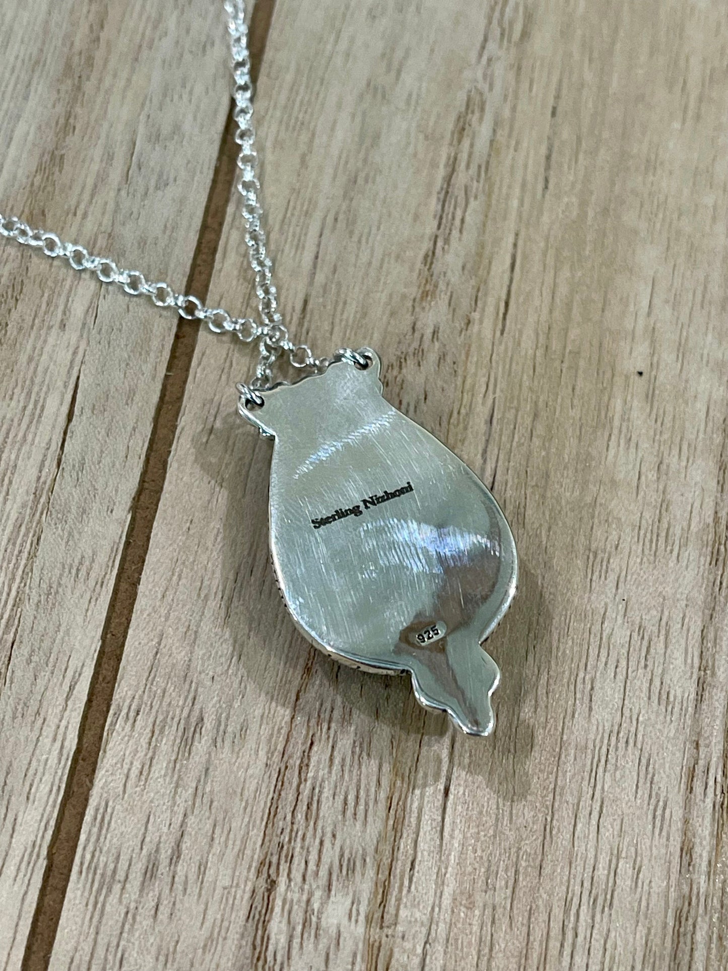Handmade Sterling Silver & Purple Dream Mojave Necklace