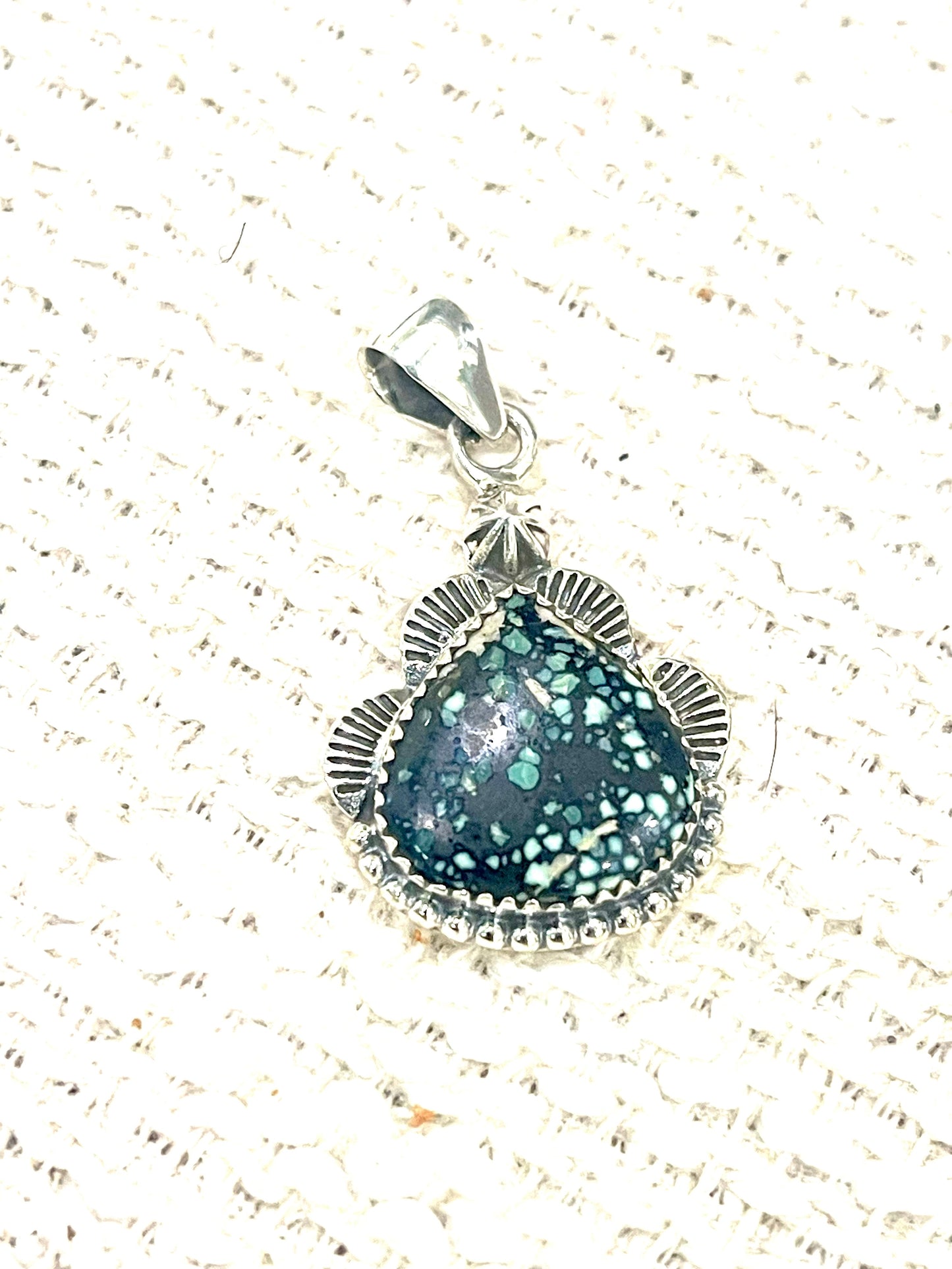 Handcrafted Sterling Silver & Variscite Pendant