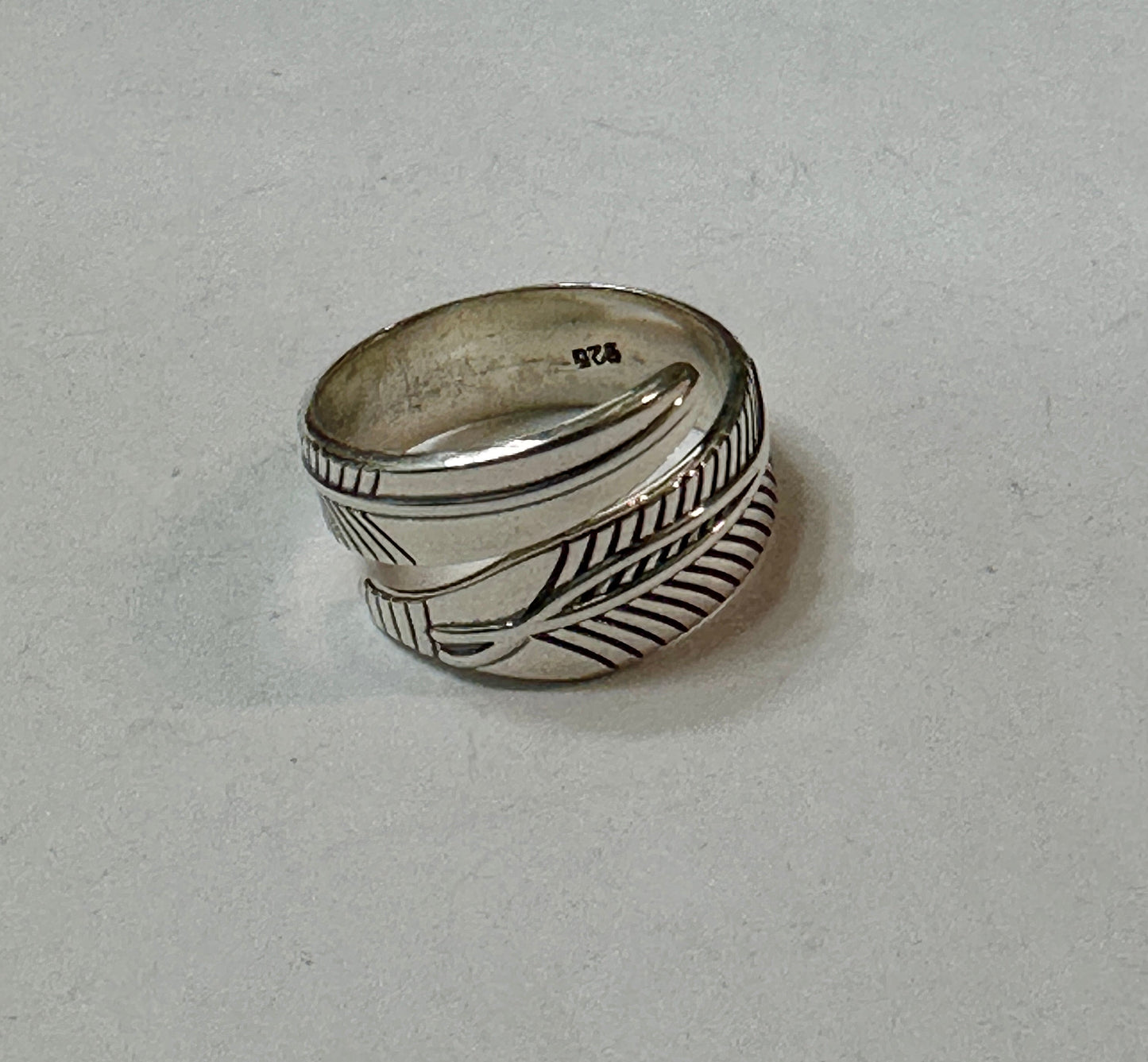 Feather Wrap Sterling Silver Ring