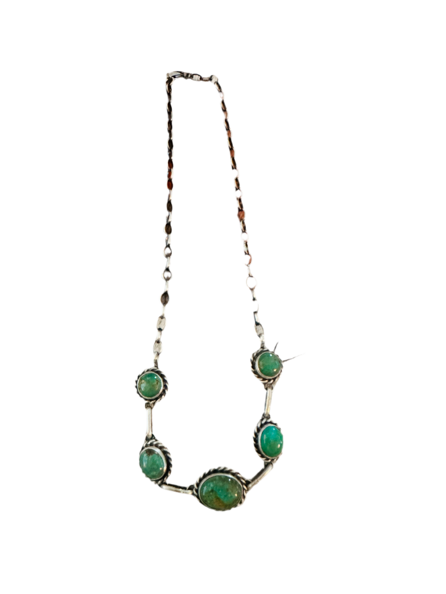 Handcrafted Sterling Silver & Turquoise Necklace