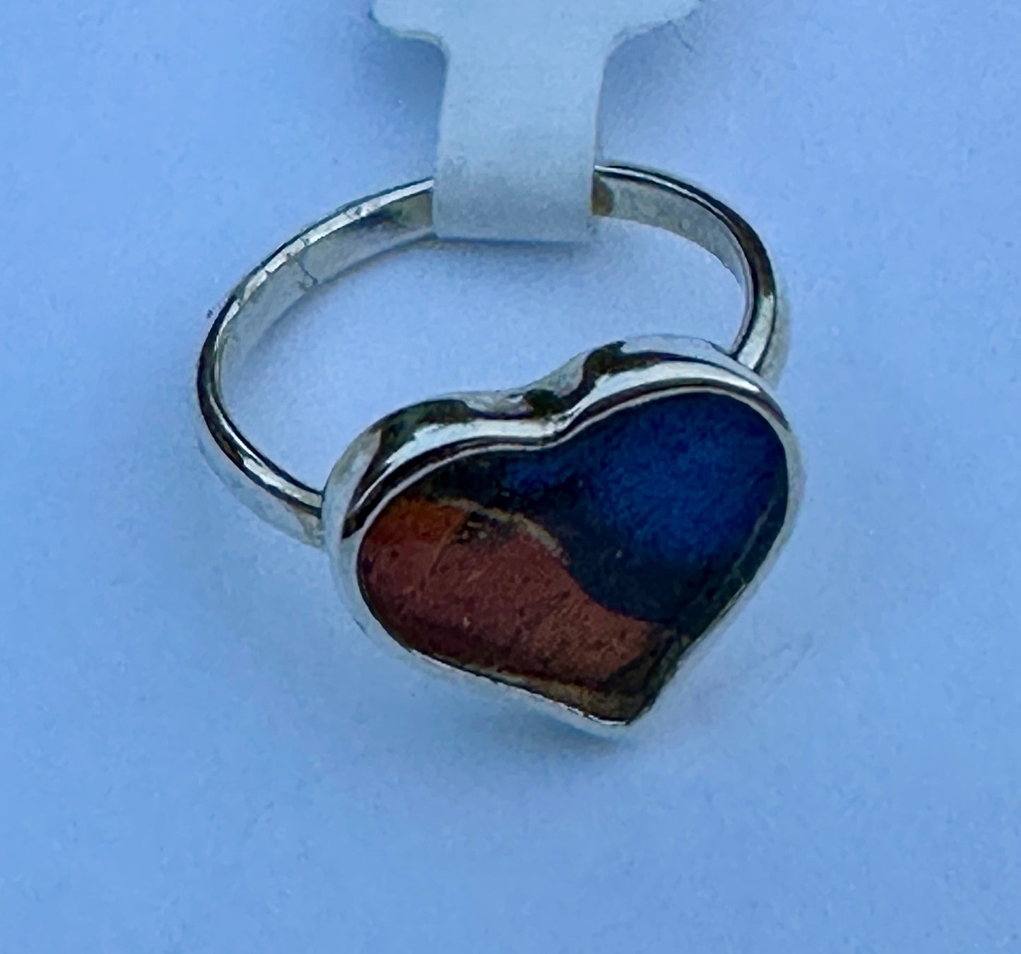 Morpho Ripheus Butterfly Sterling Silver Ring Size 5