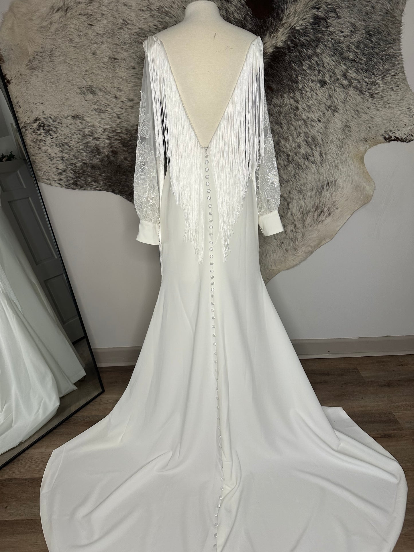 The Cindy Gown, Mini Dress and Overskirt Set