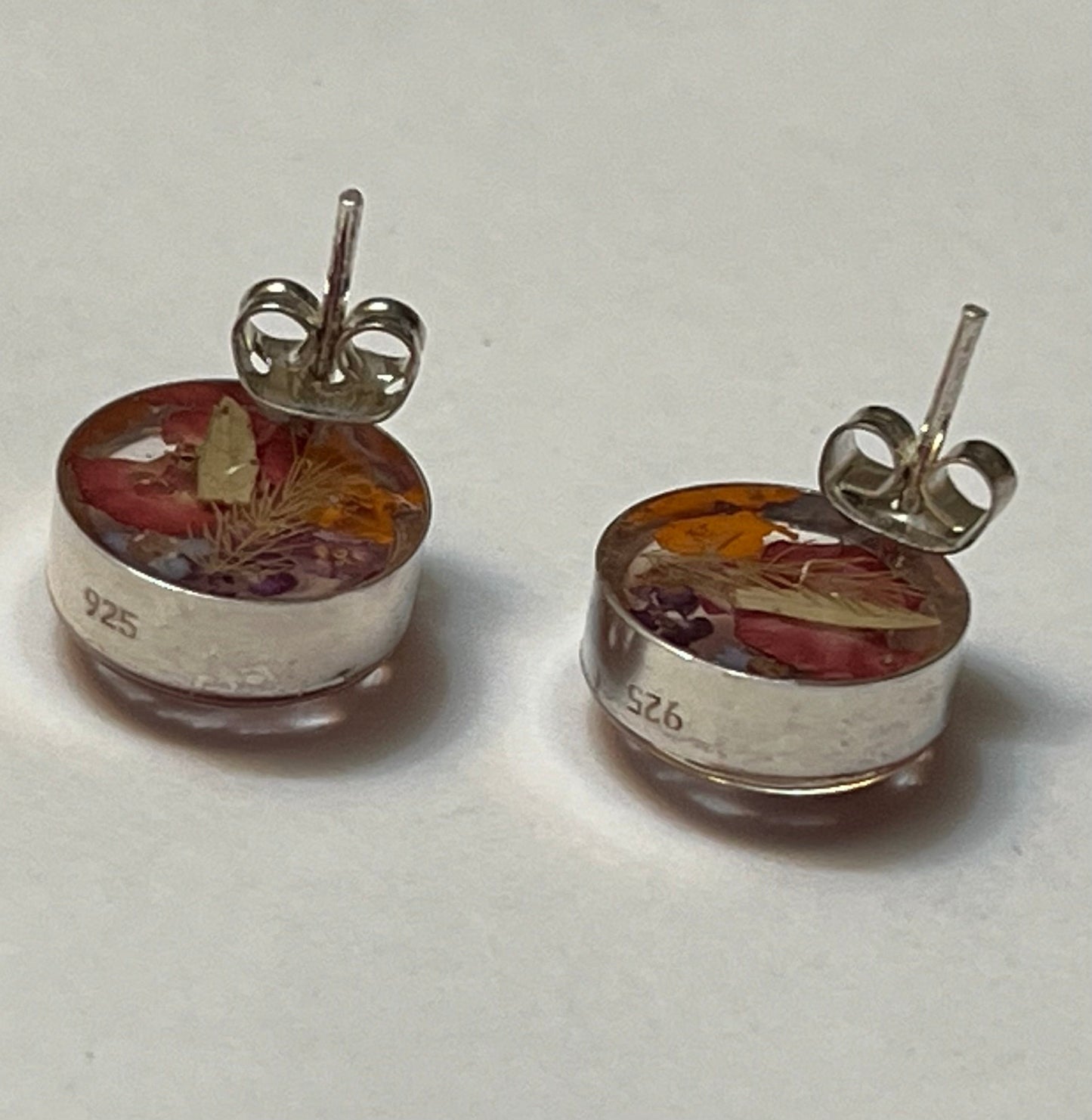 Primavera Small Round Sterling Silver Earrings on Post