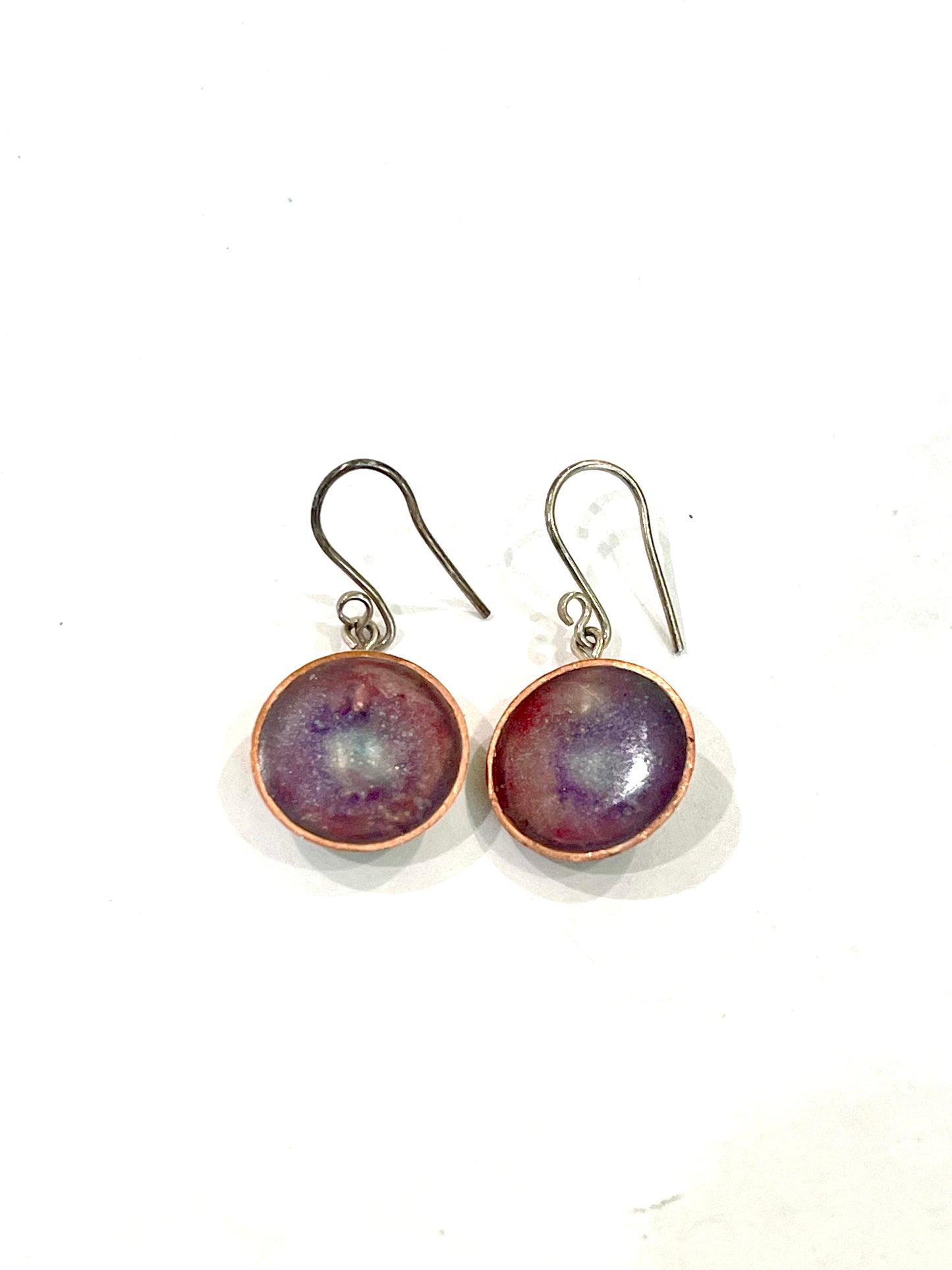 Vintage Handmade Copper Dangle Earrings