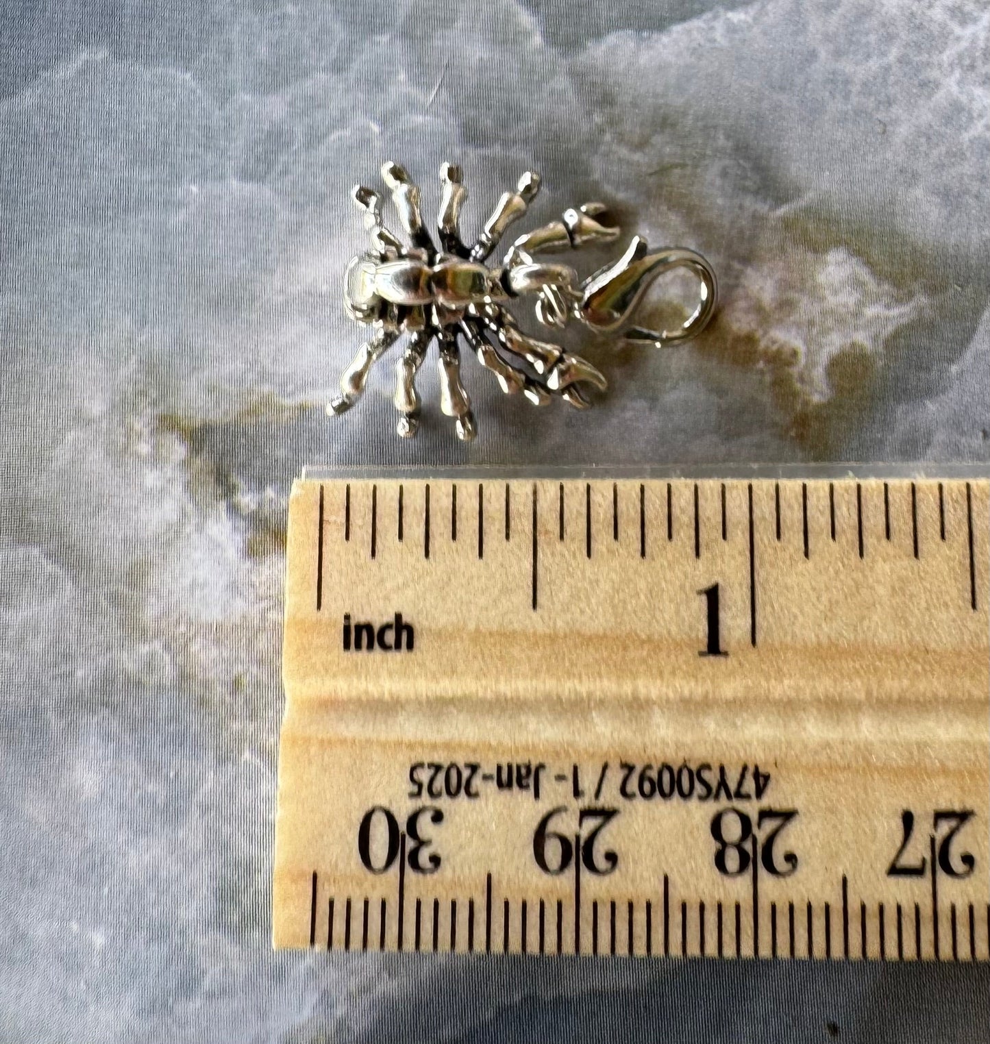 Handcrafted Sterling Silver Scorpio/ Scorpion Charm