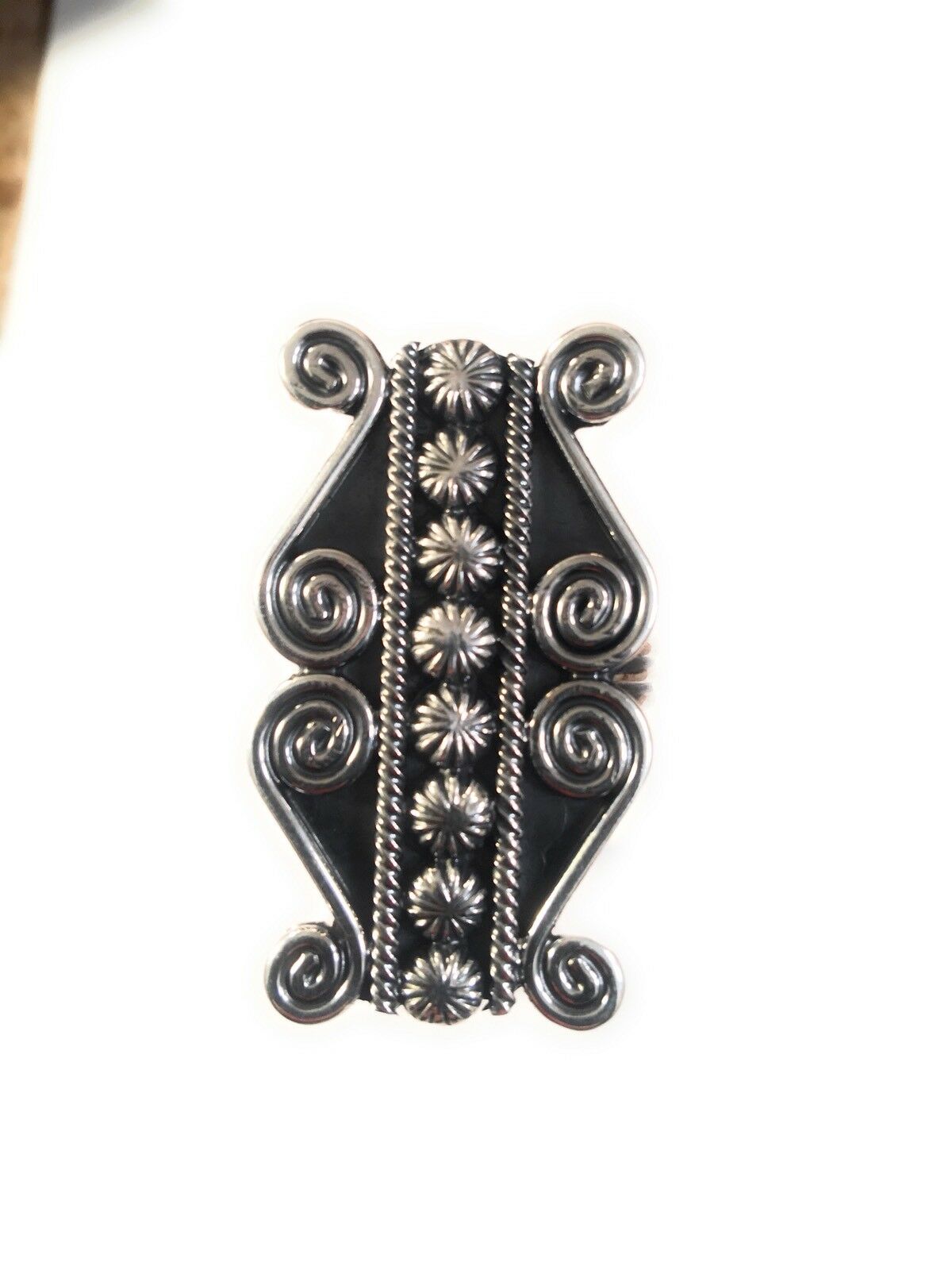 Handcrafted Lorenzo James Sterling Silver Ring Size 8.5