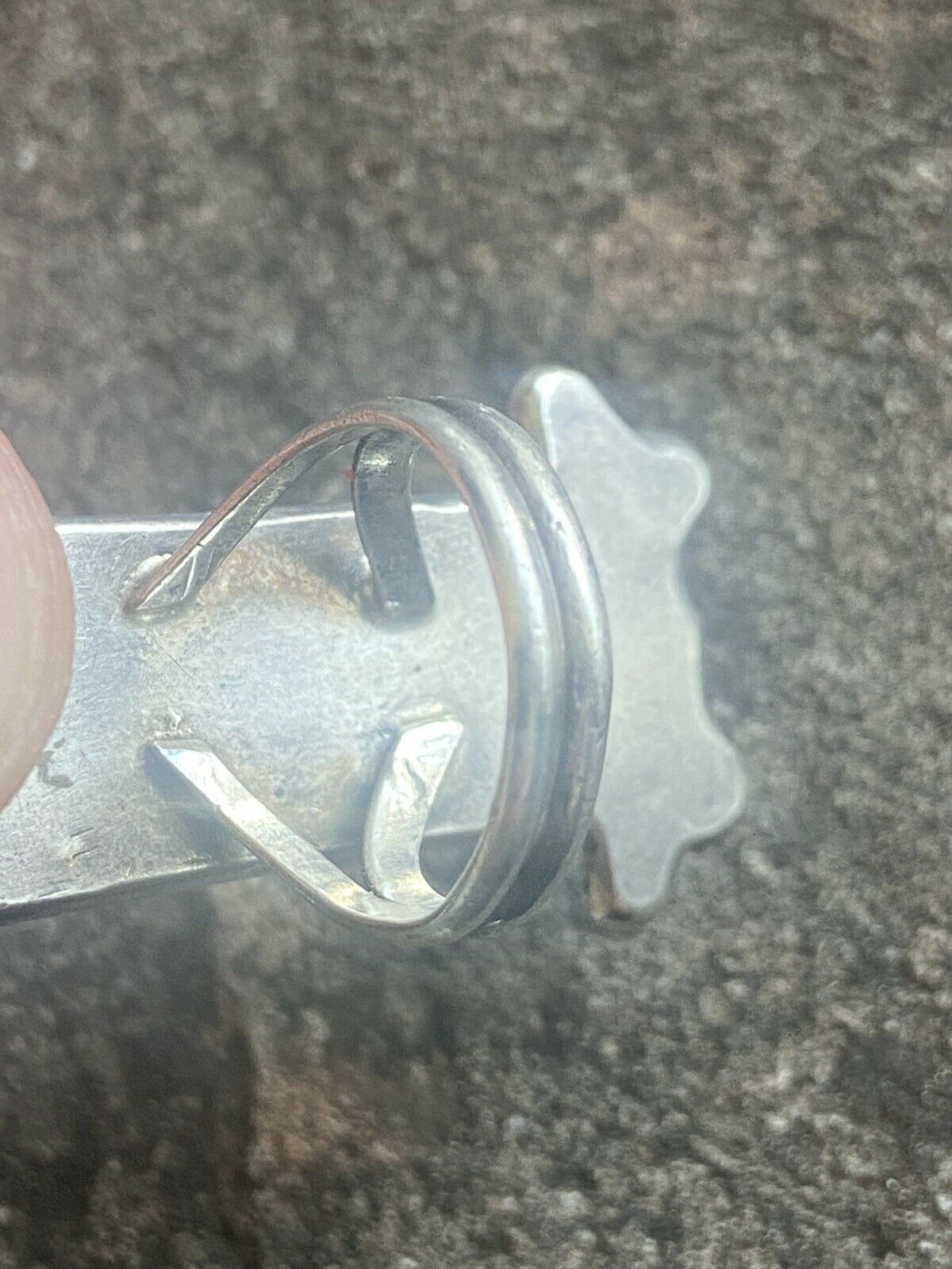 Handcrafted Turquoise & Sterling Silver Ring Sz 5.5