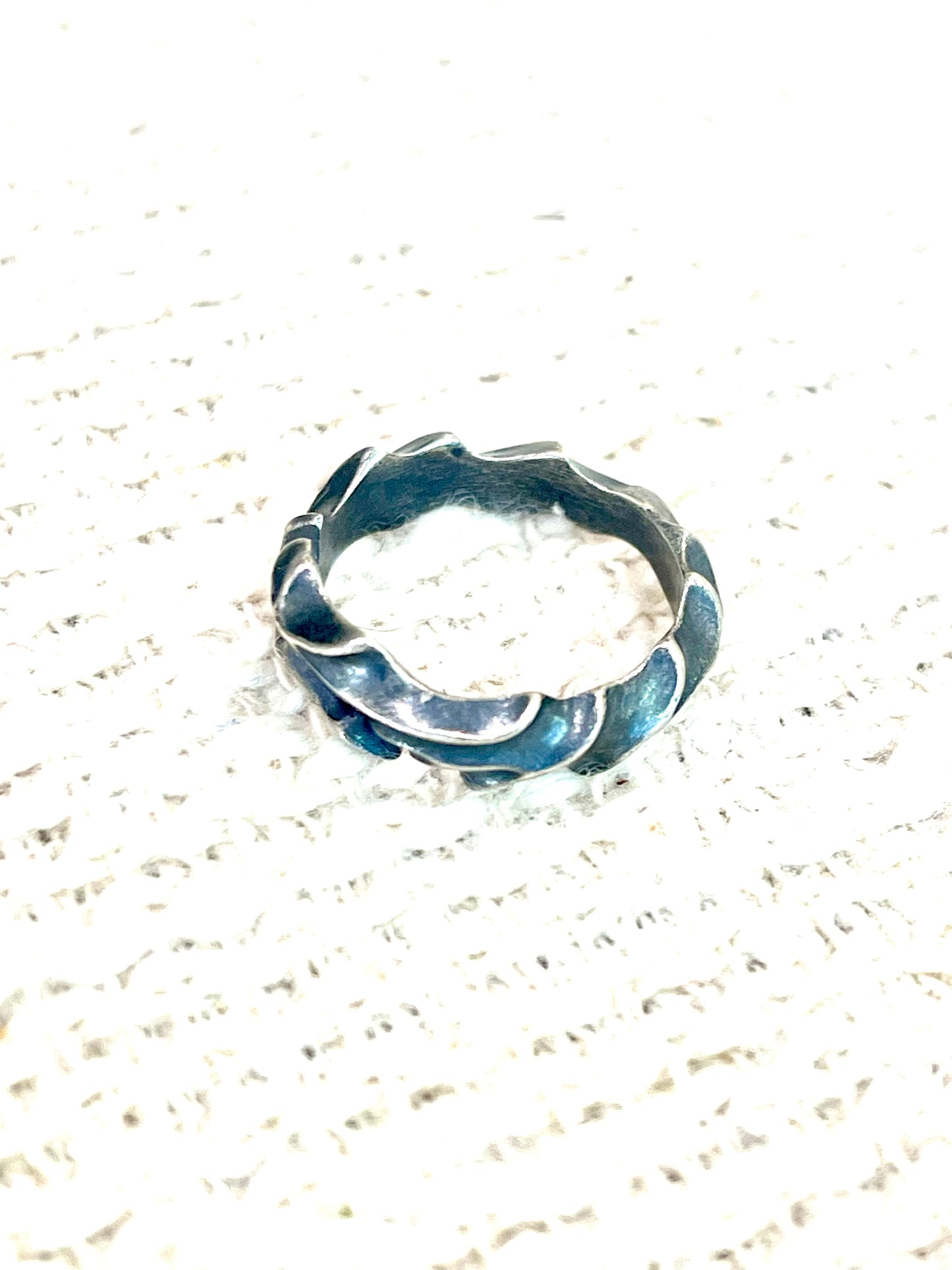 Handcrafted Sterling Silver Size 8 Ring
