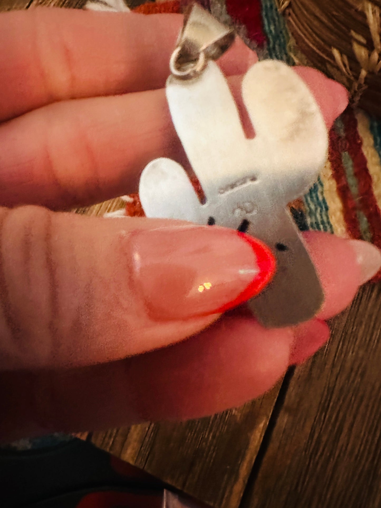 Handcrafted Sterling Silver and Turquoise Cactus Pendant