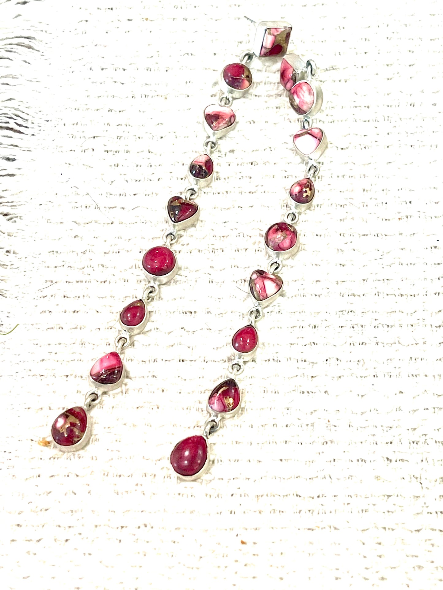 Beautiful Handmade Sterling Silver & Dahlia Rose Dangle Earringgs
