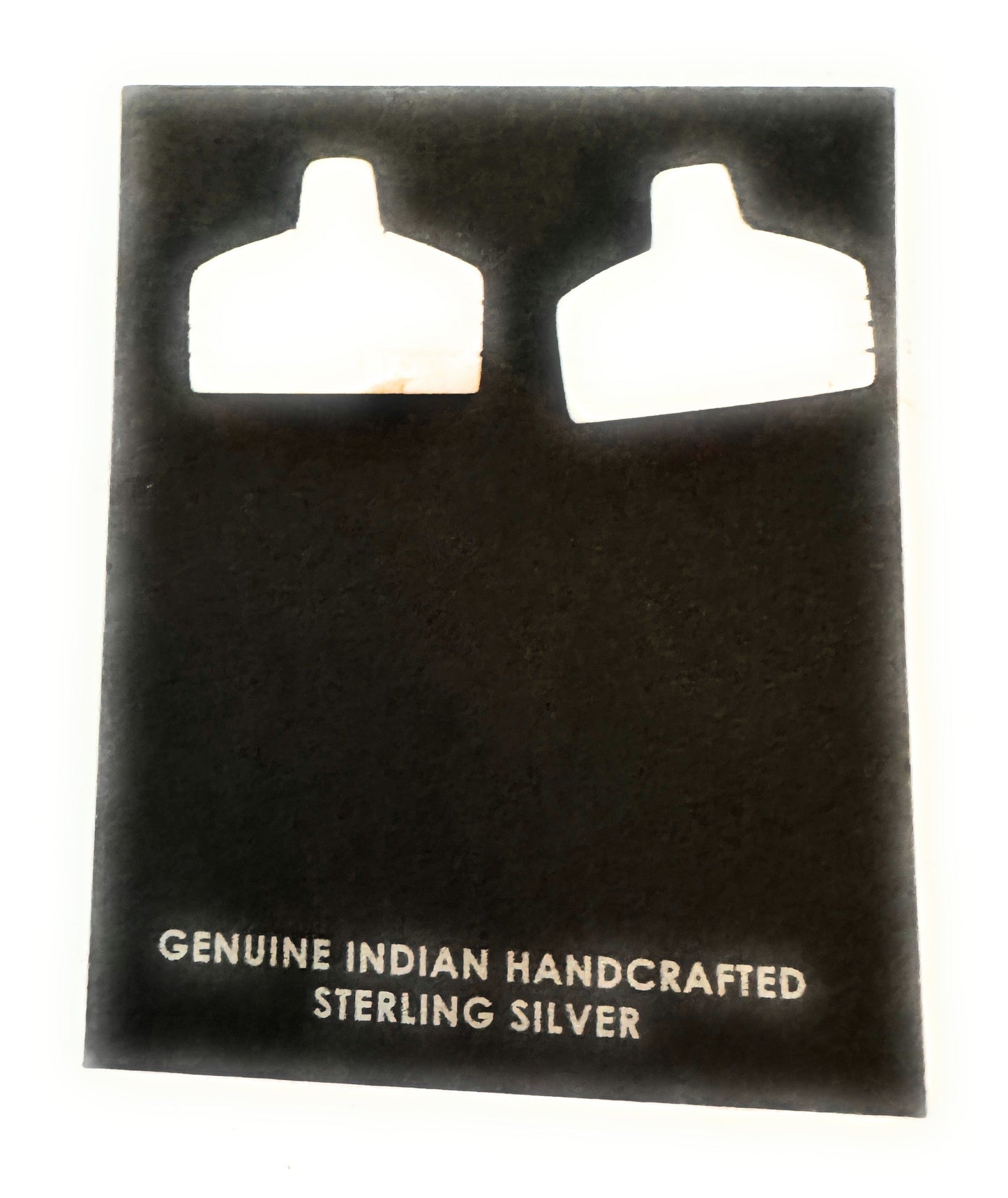 Handcrafted Hand Carved Hogan Stud Earrings