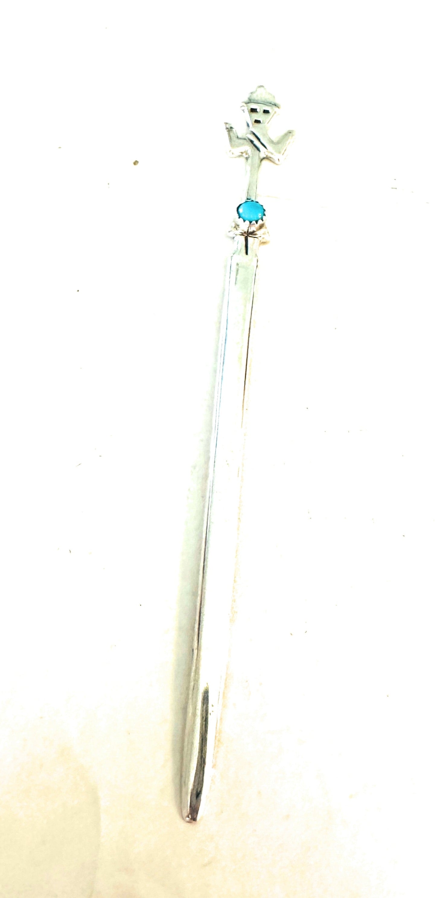 Handcrafted Turquoise & Sterling Silver Kachina Letter Opener