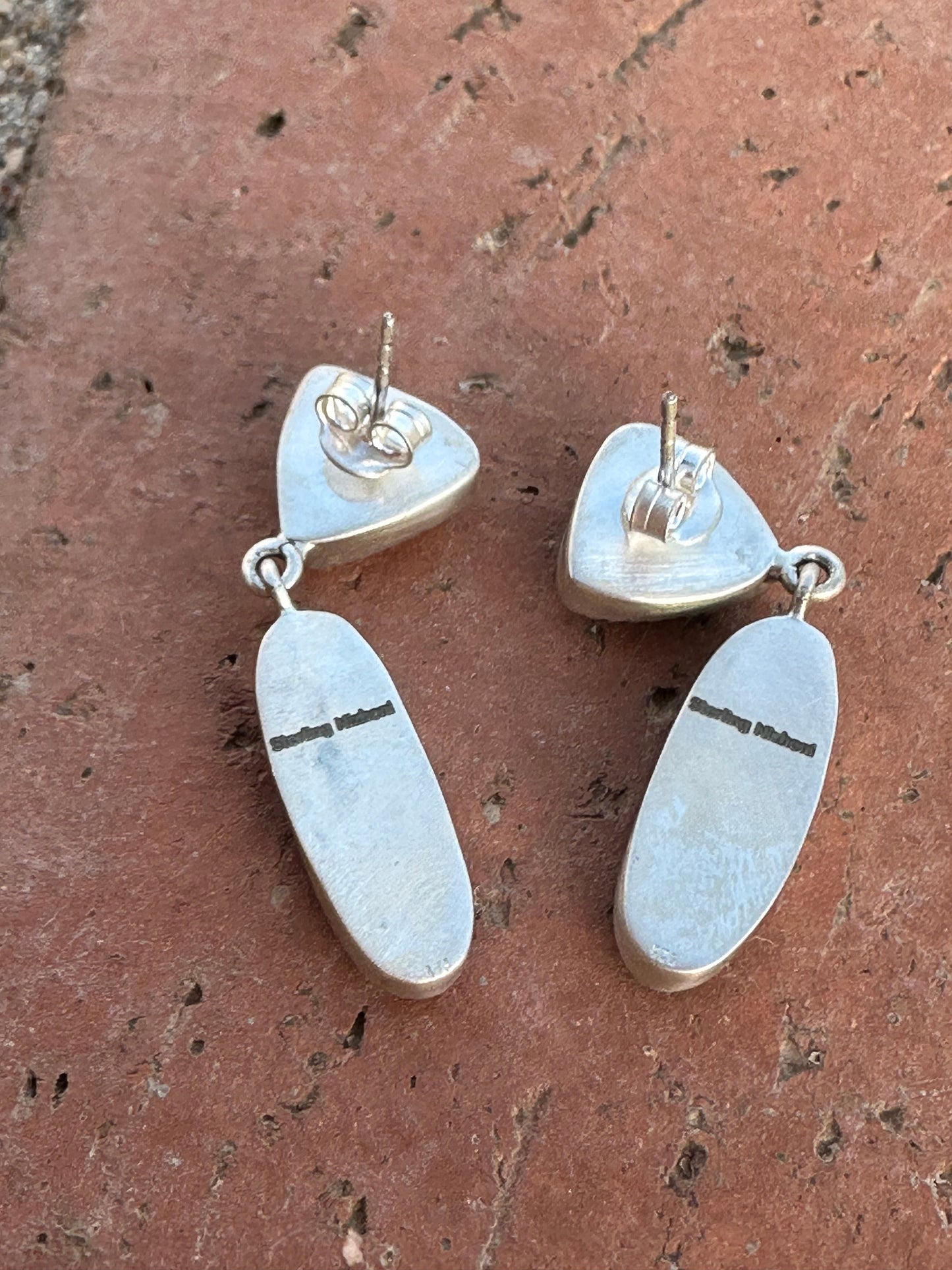 Dahlia Rose Handmade Sterling Silver Dangles