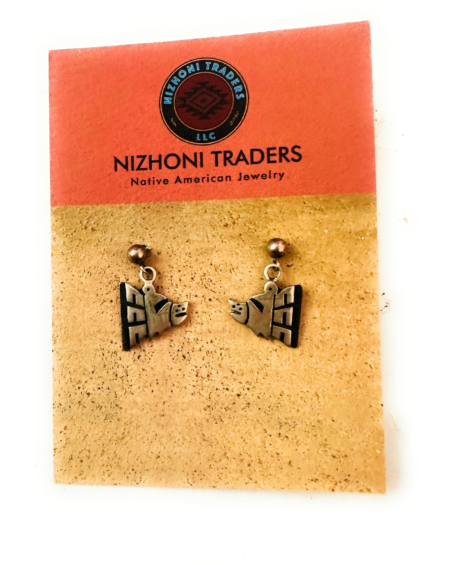 Handcrafted Sterling Silver Pig Dangle Earrings