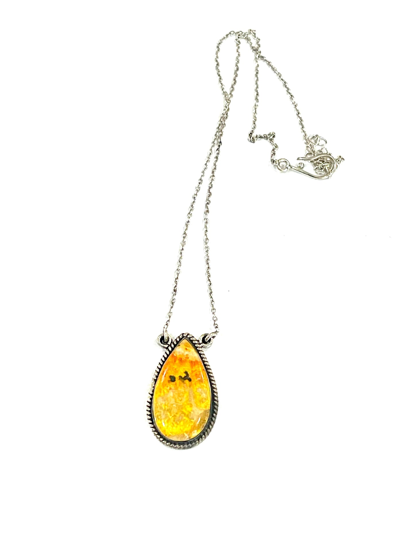 Handmade Sterling Silver & Bumble Bee Necklace