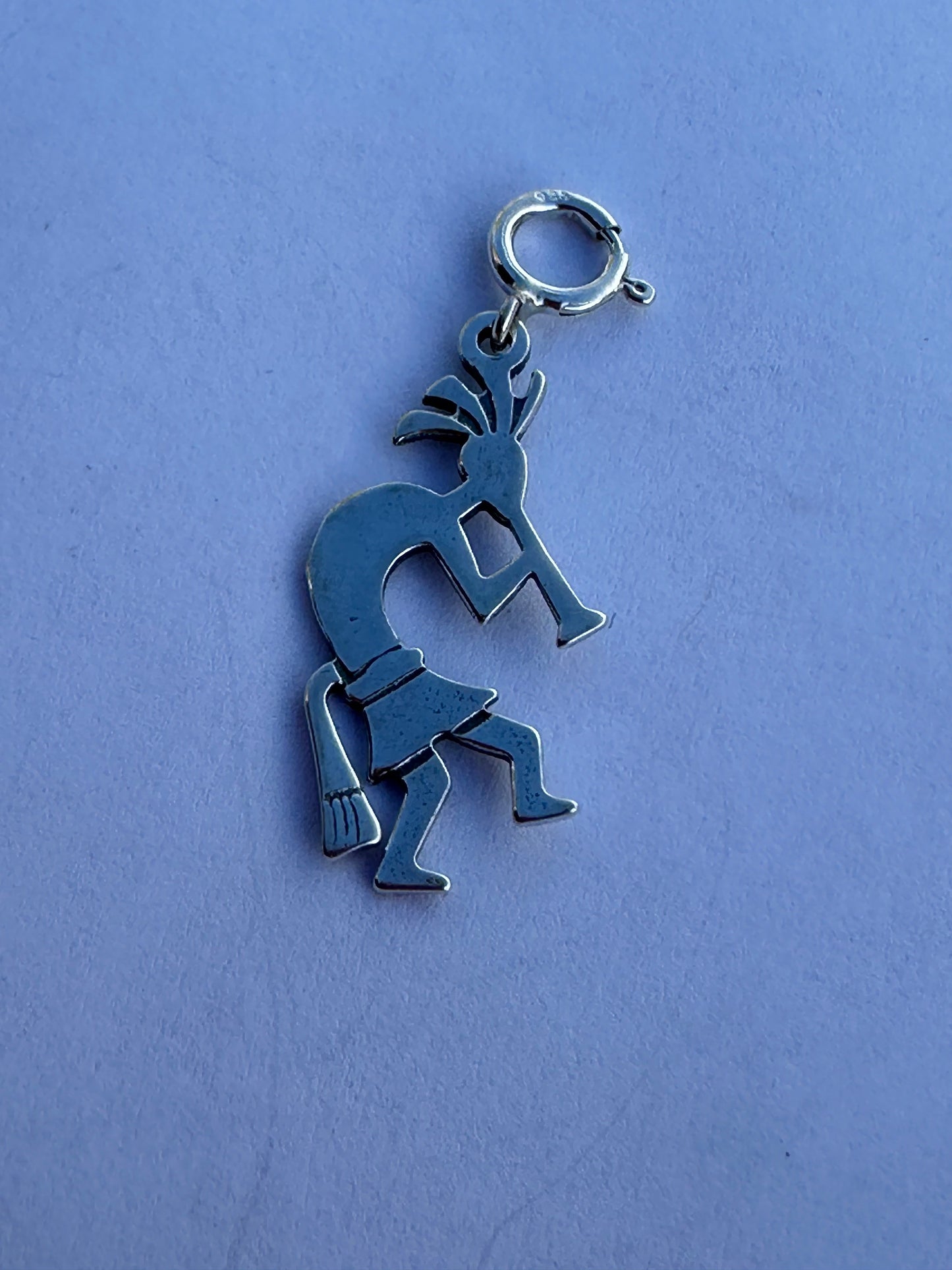 Handcrafted Sterling Silver Flute Dancer Charm