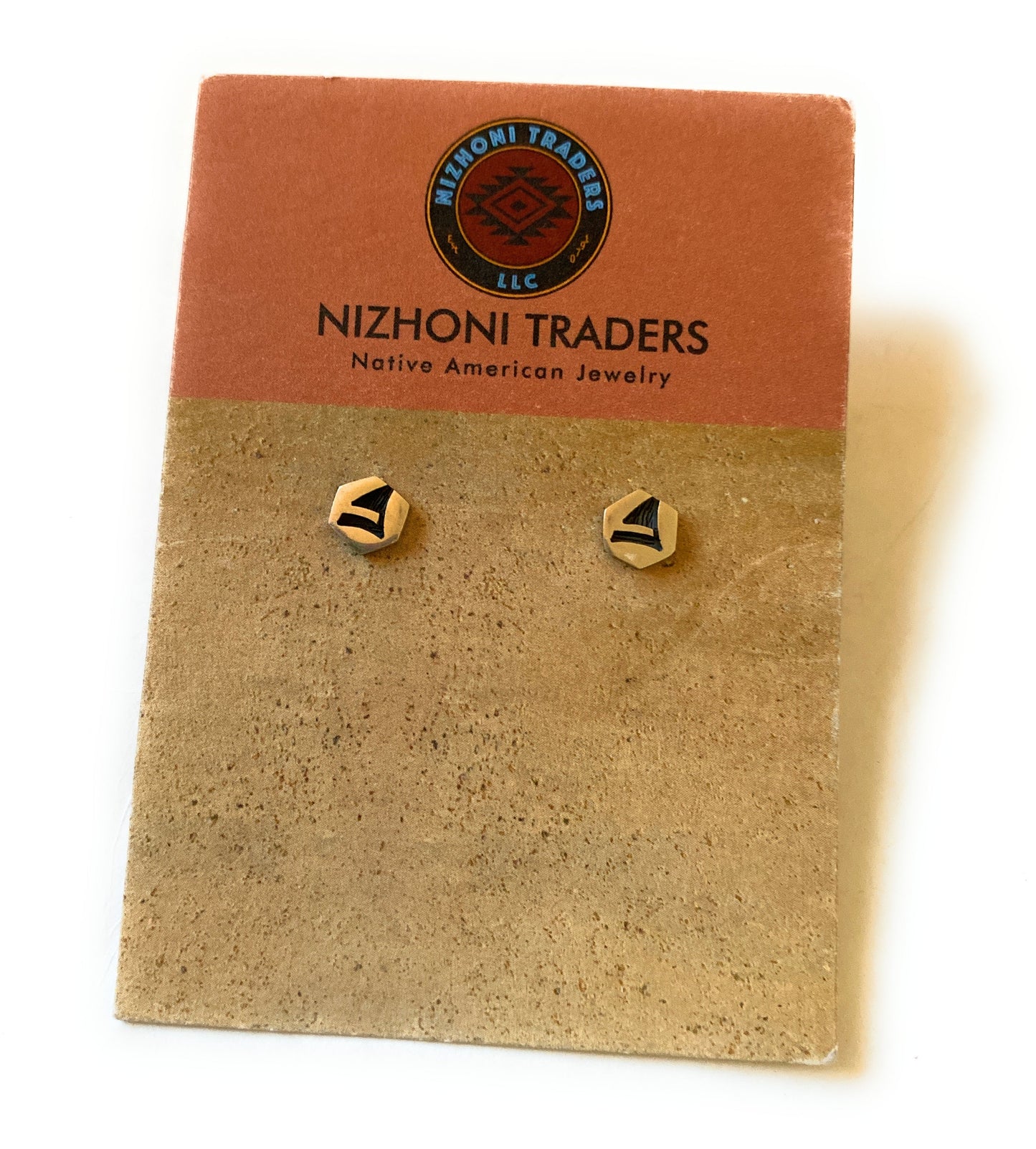 Handcrafted Overlaid Sterling Silver Stud Earrings
