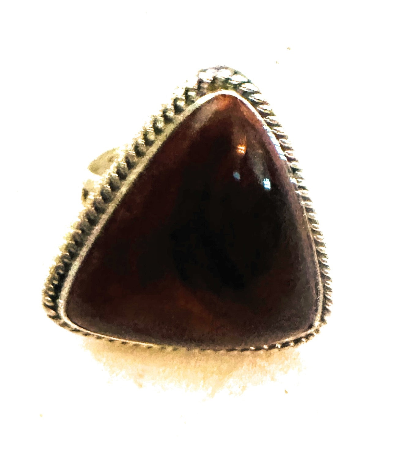Handcrafted Purple Spiny & Sterling Silver Ring Size 6.5