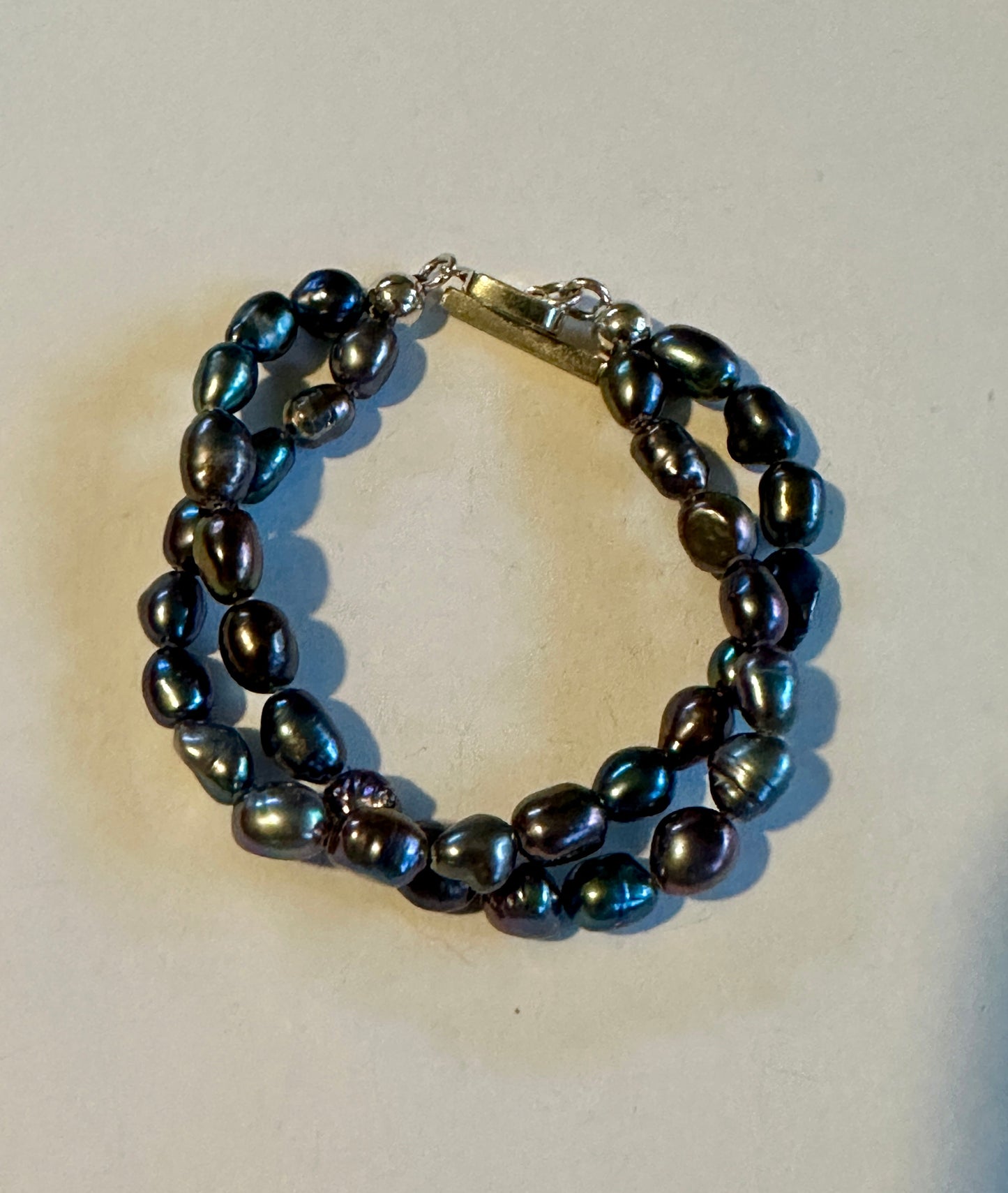 Double Strand Mystic Pearl Bracelet