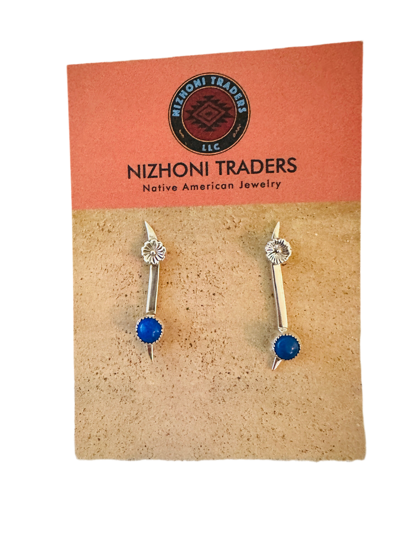 Handcrafted Lapis and Sterling Silver Dangle Earrings