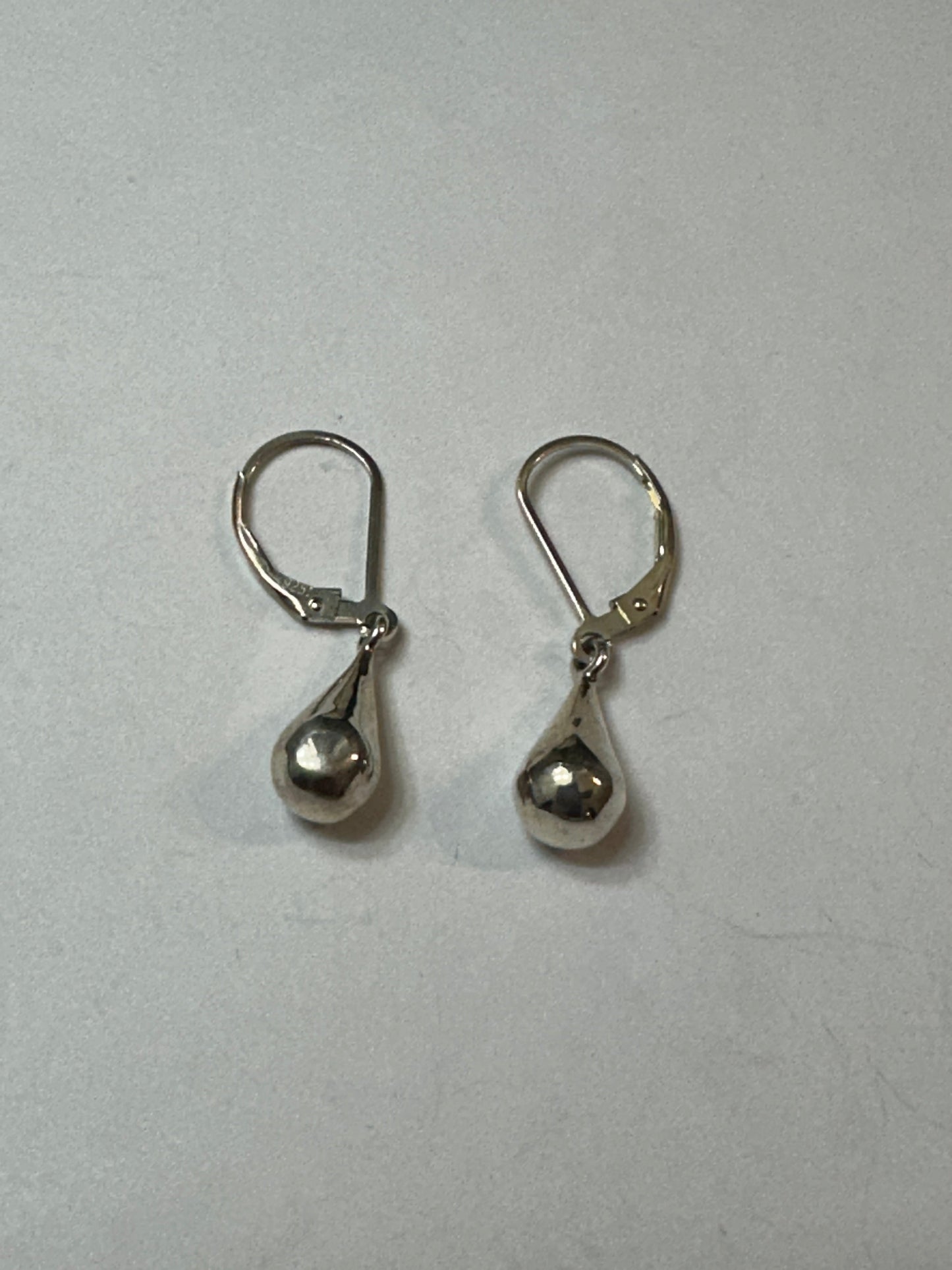 Petite Teardrop Earrings on Lever Back