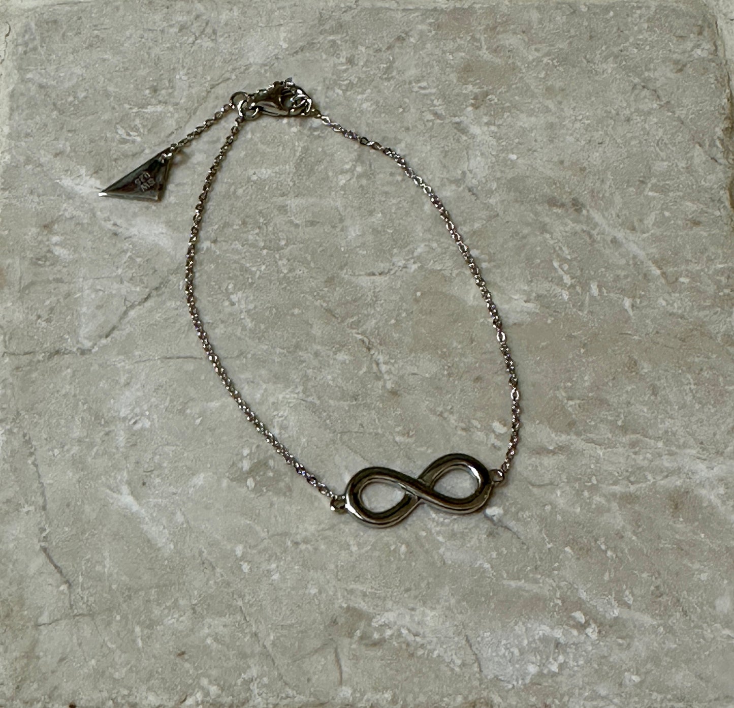 Delicate Infinity Bracelet Sterling Silver