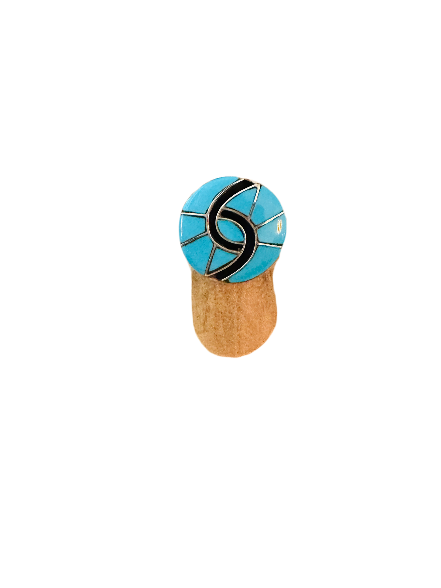 Handcrafted Sterling Silver Turquoise Inlay Ring