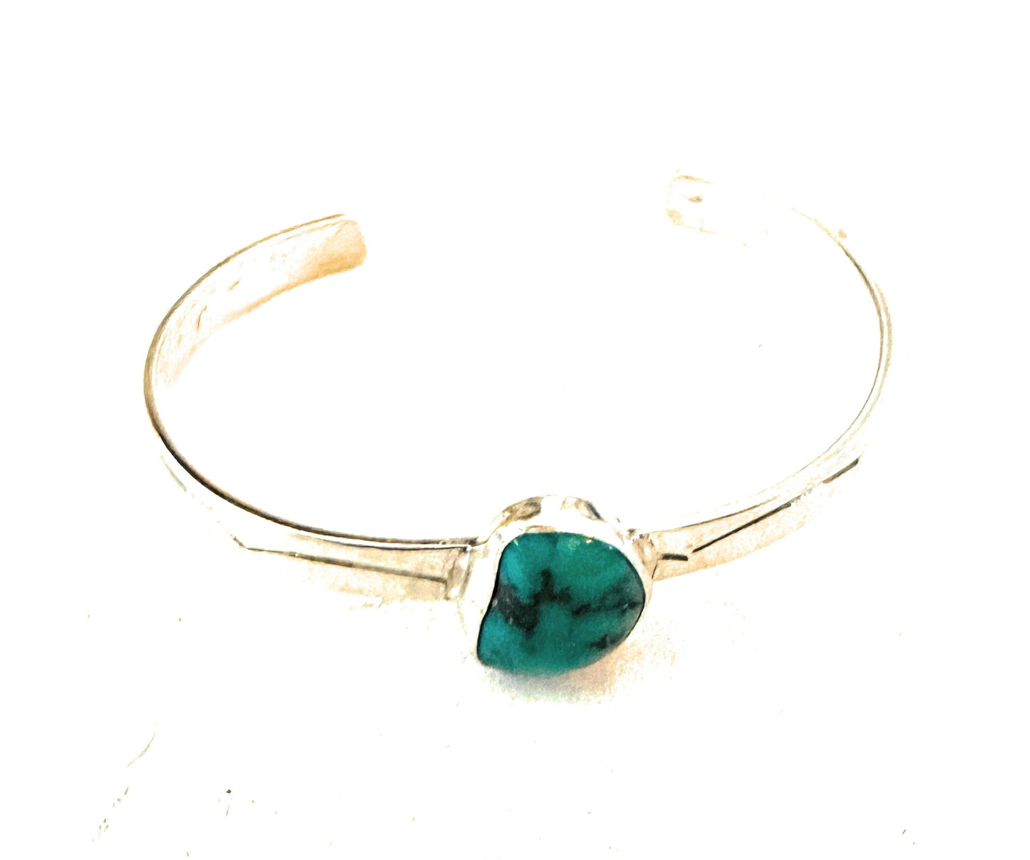 Handcrafted Sterling Silver & Turquoise Cuff Bracelet