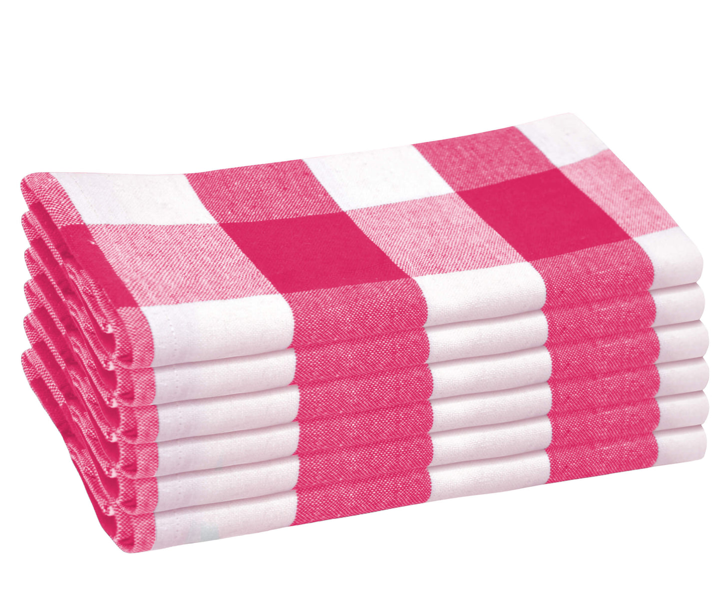 Custom Buffalo Plaid Napkins - Pastel Color Napkins