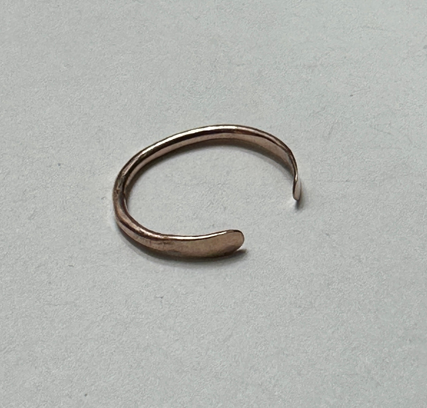 Rose 14k Gold Open Cuff Adjustable Ring