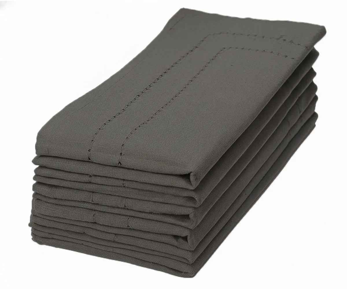 Cloth Dinner Napkins for Wedding Reception - Ivory, Red, Blue, Black, Navy, Green