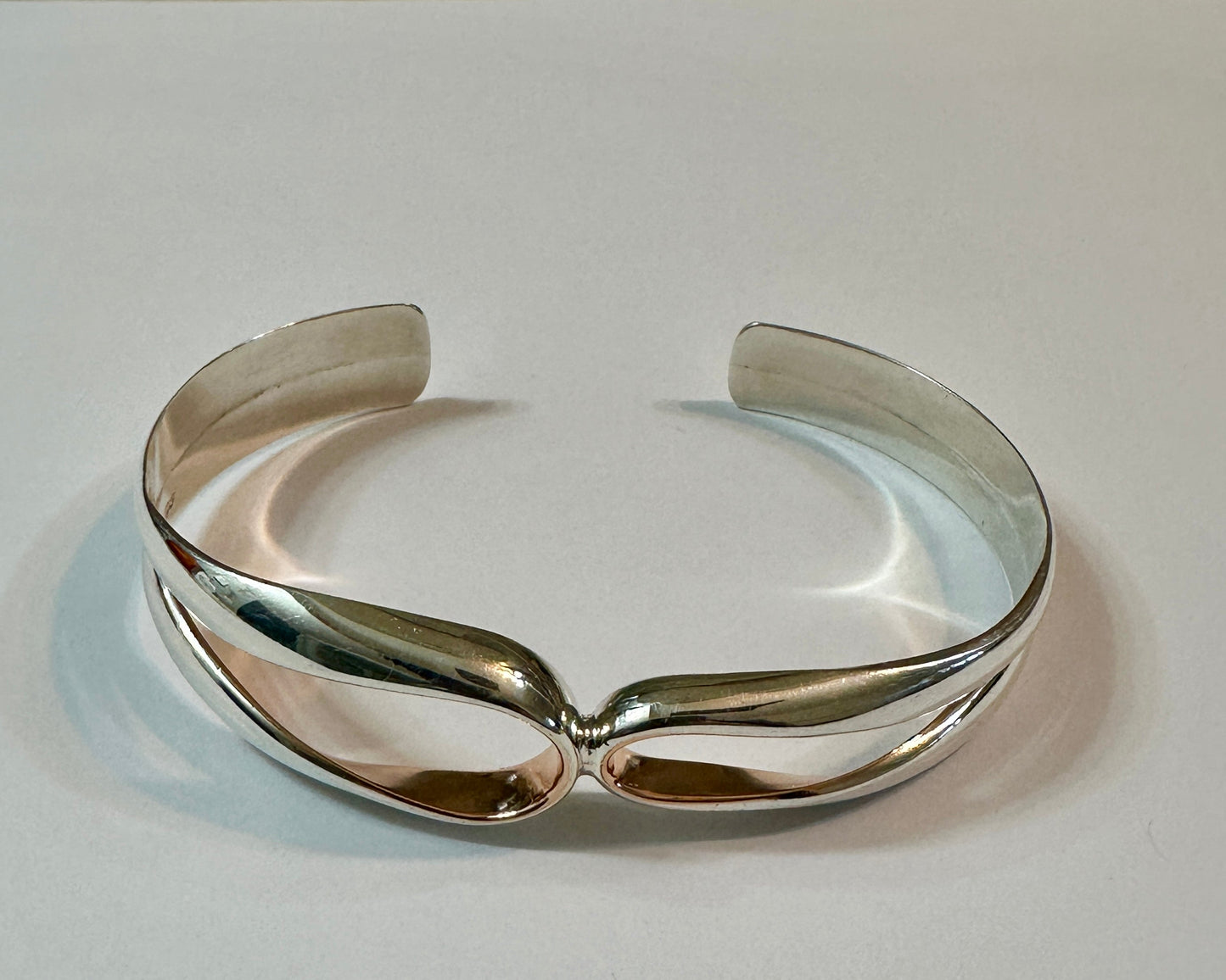 Sterling Silver & Copper Casados Cuff Bracelet