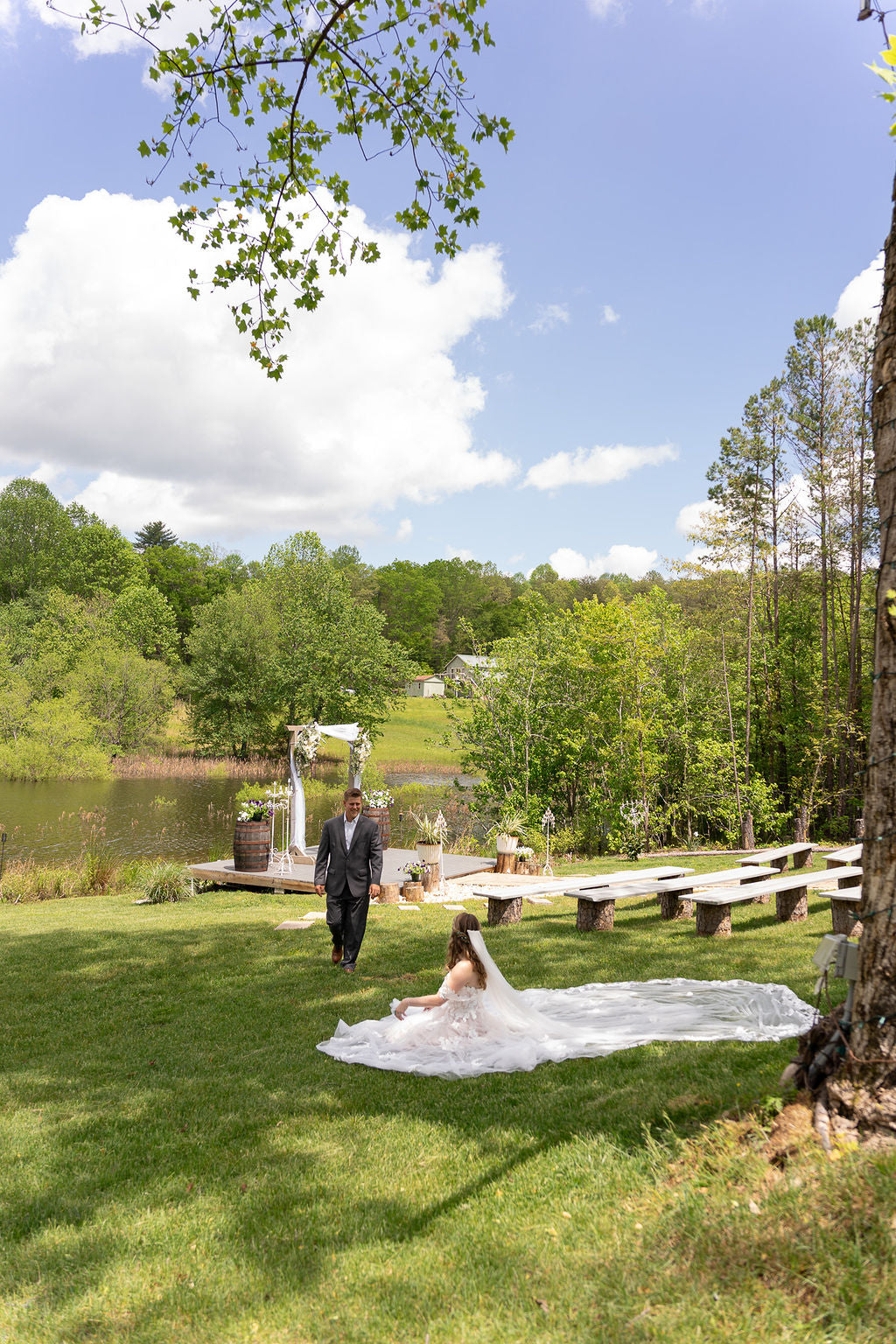 The Priscilla Lace Veil