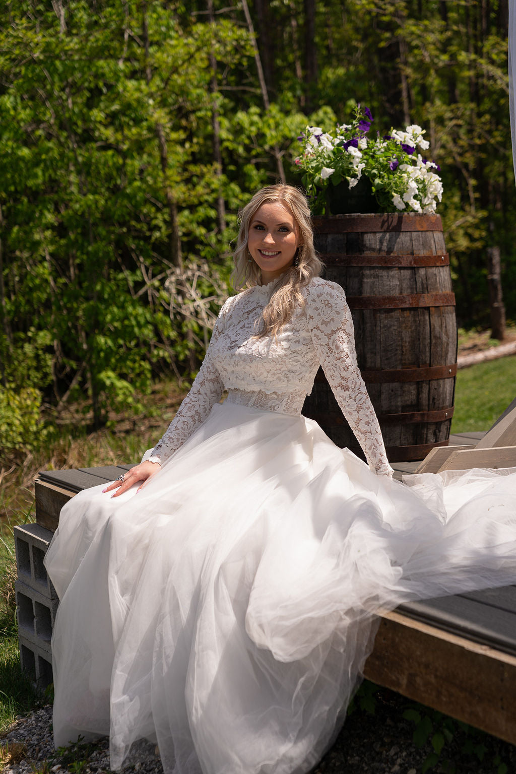 The Sky Lace Dress Topper