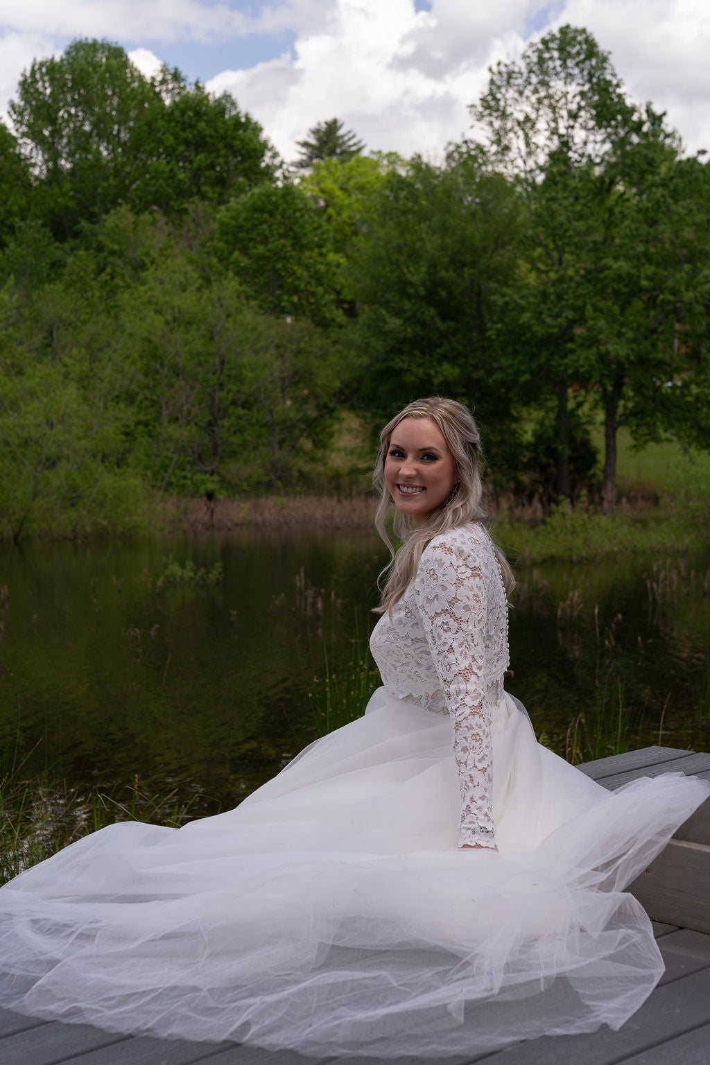 The Sky Lace Dress Topper