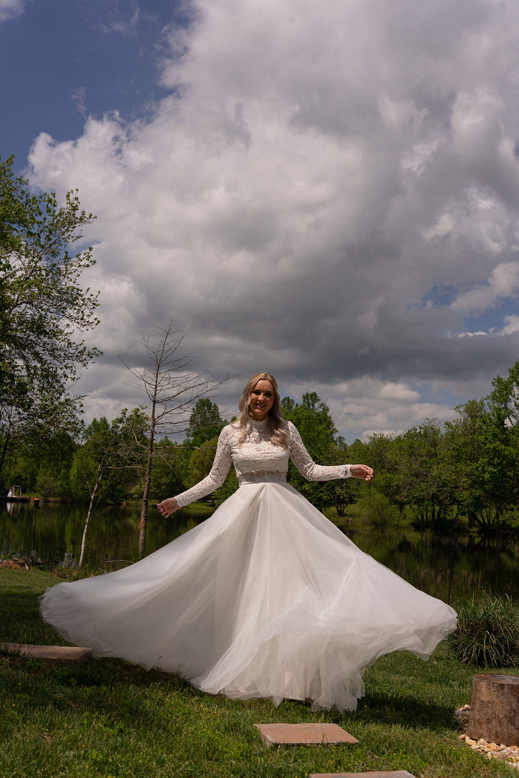 The Sky Lace Dress Topper