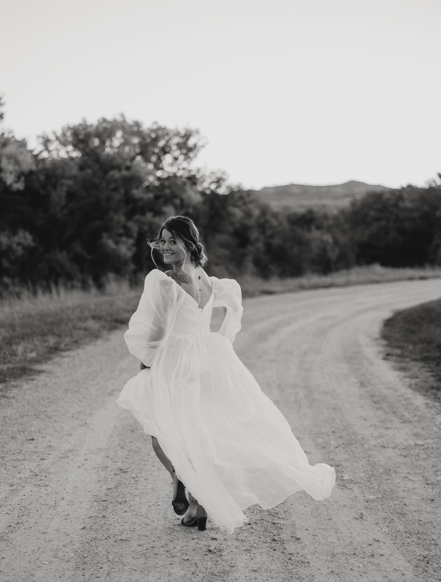 The Jenny– Custom Off-the-Shoulder Western Wedding Dress