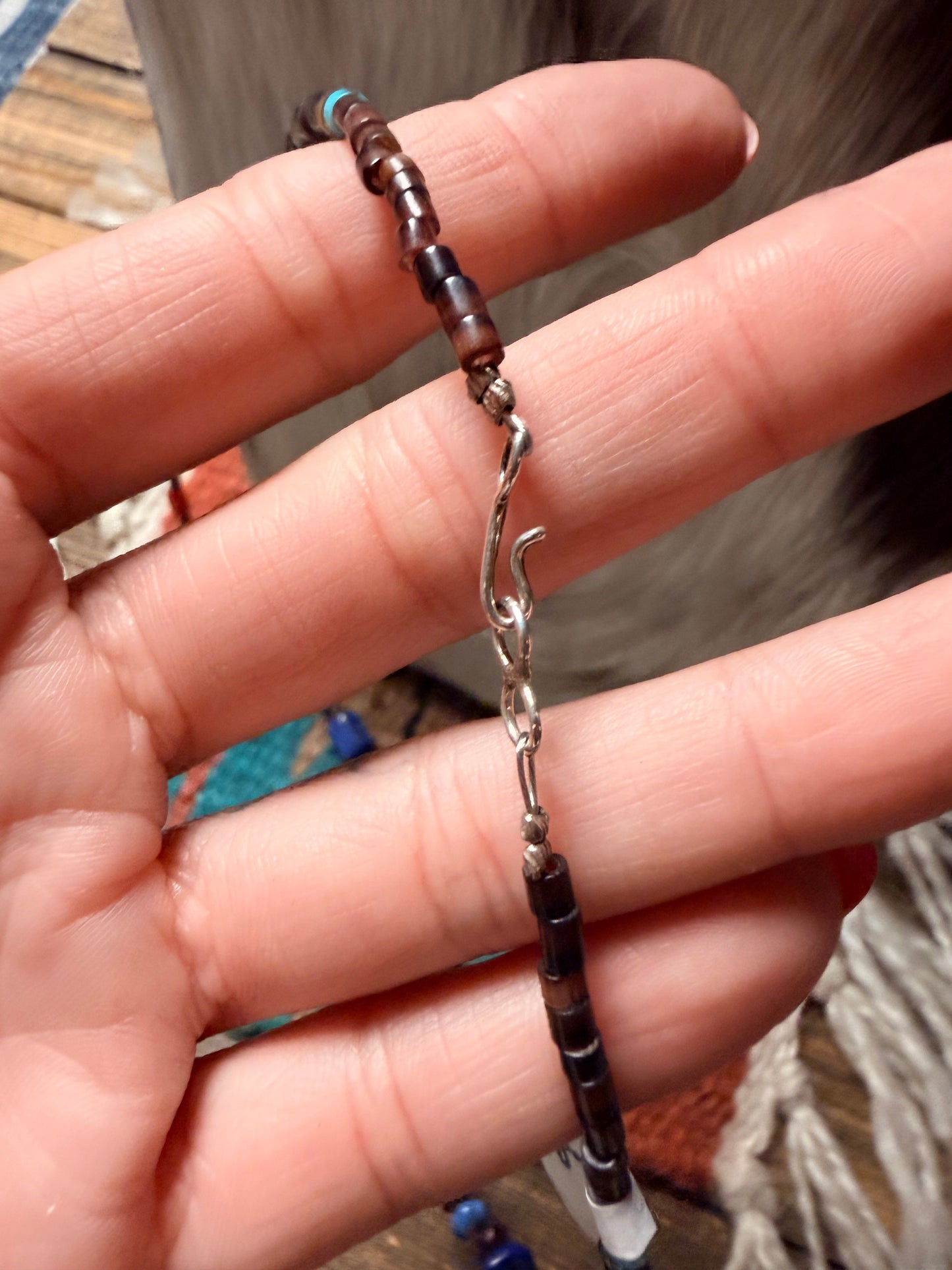 Handcrafted Multi Stone 18” Beaded Necklace