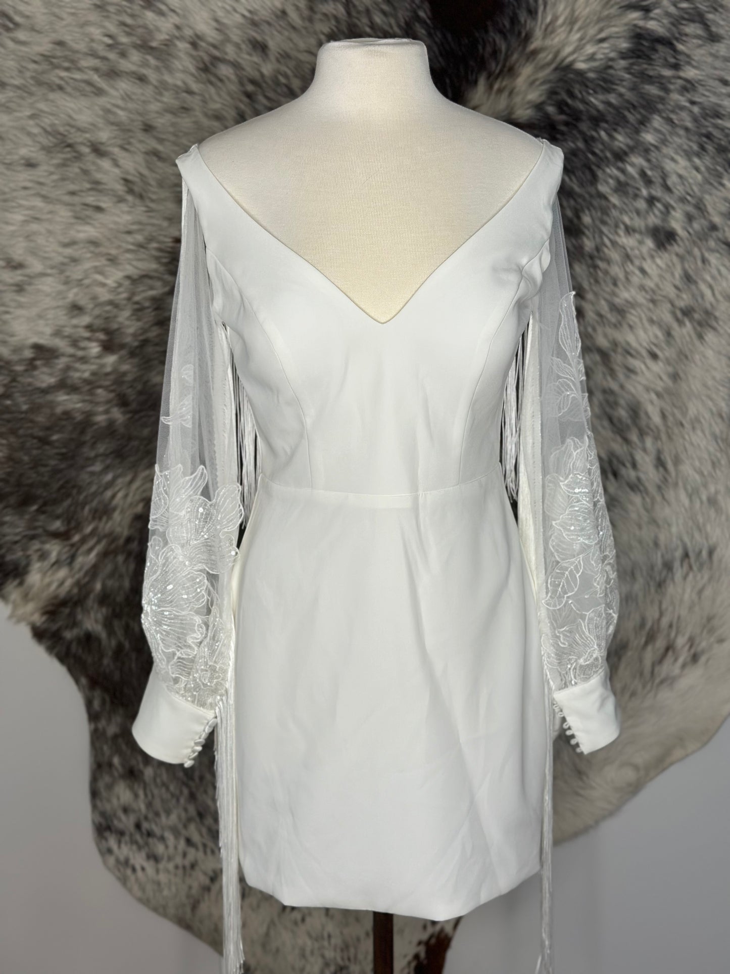 The Cindy Gown, Mini Dress and Overskirt Set