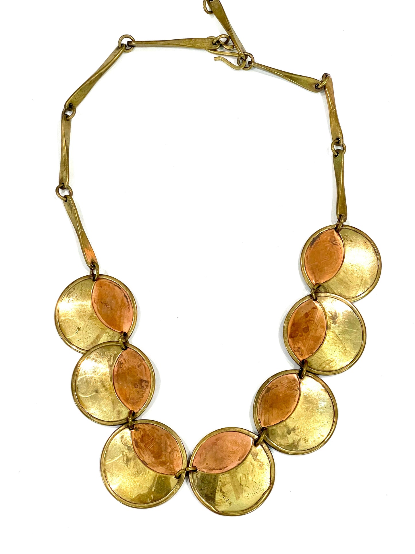 Vintage Handmade Copper Necklace