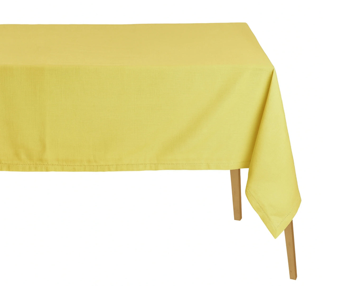 Hemstitched Tablecloths - Butter Yellow