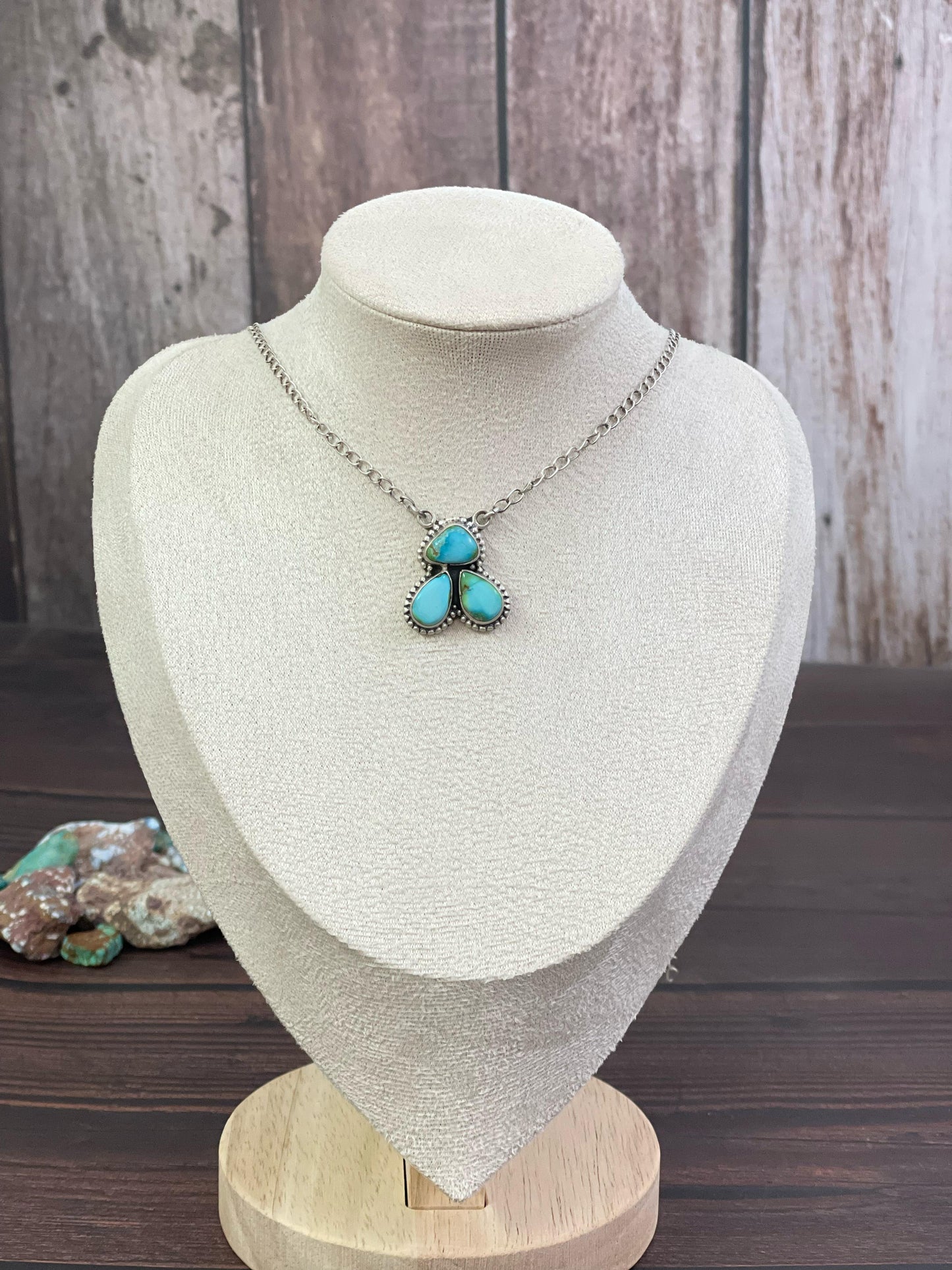 Handmade Sterling Silver Cotton Candy, Golden Hills Turquoise, Red Rose Dahlia, No.8, Paloma, Sonoran Mountain Turquoise Necklace, Signed Nizhoni