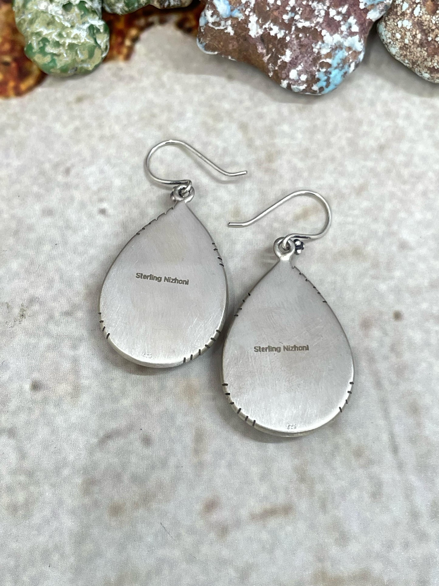 Handmade Natural Dahlia Rose Hook Earrings