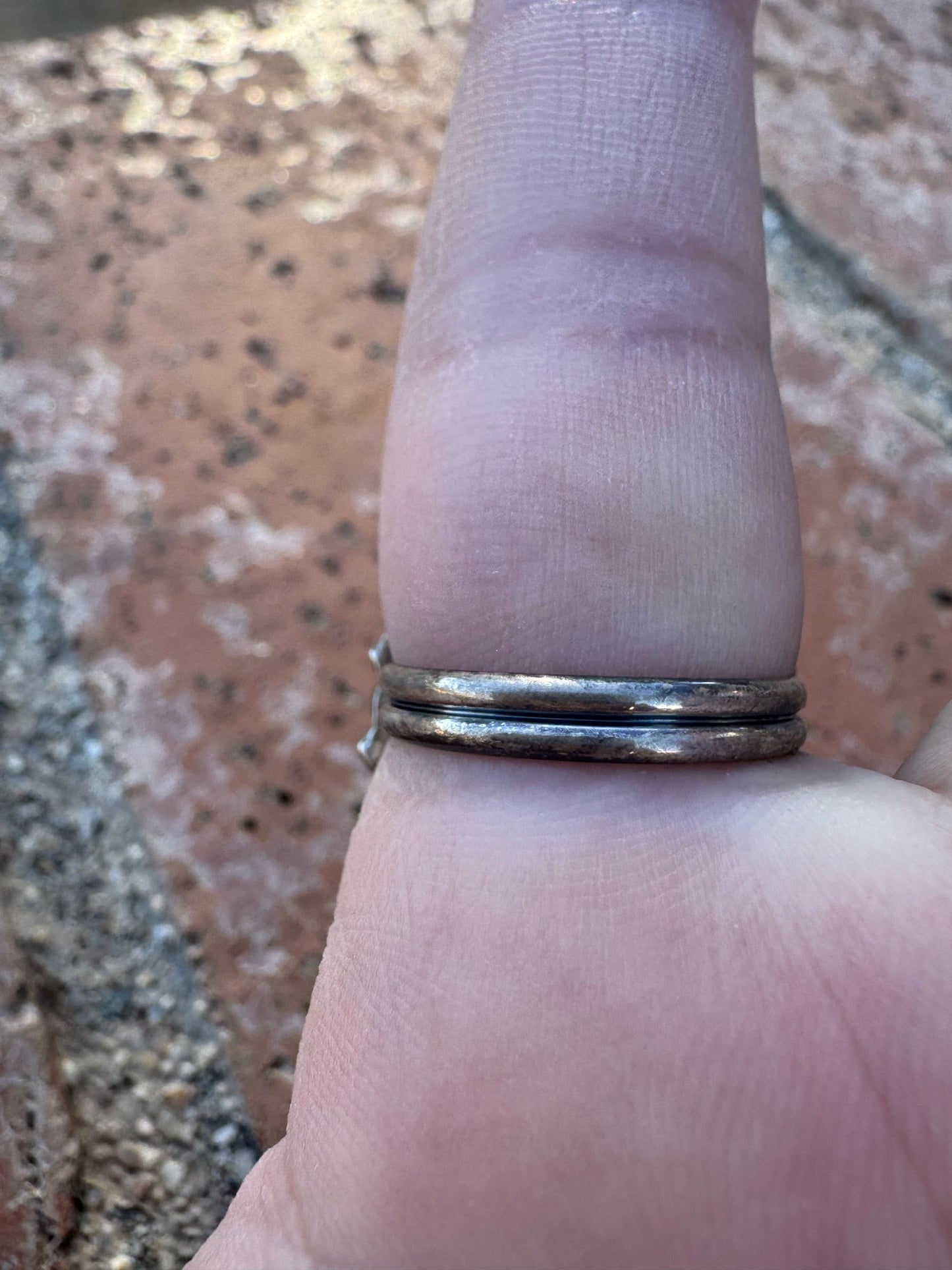 Handcrafted Pink Dream & Sterling Silver Fish Tail Design Ring
