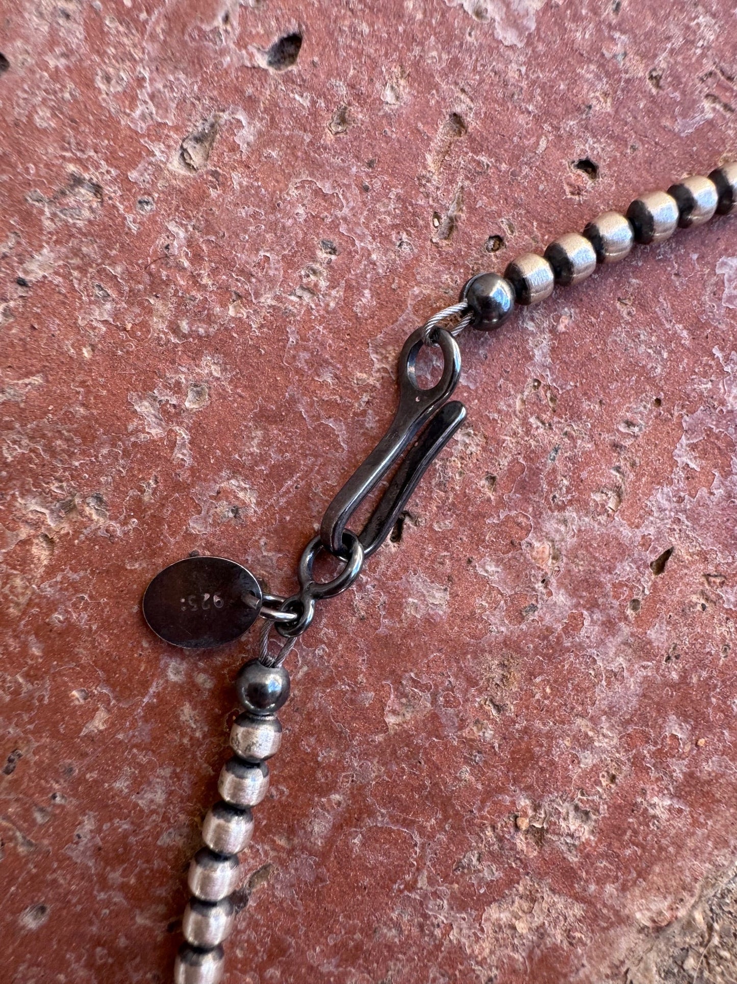 Handcrafted Sterling Silver & Pink Dream 3-6mm Beaded Necklace