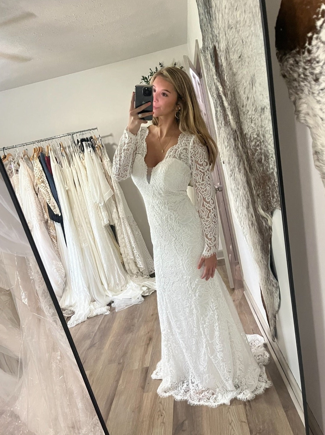 At Home Sample Gown Try On