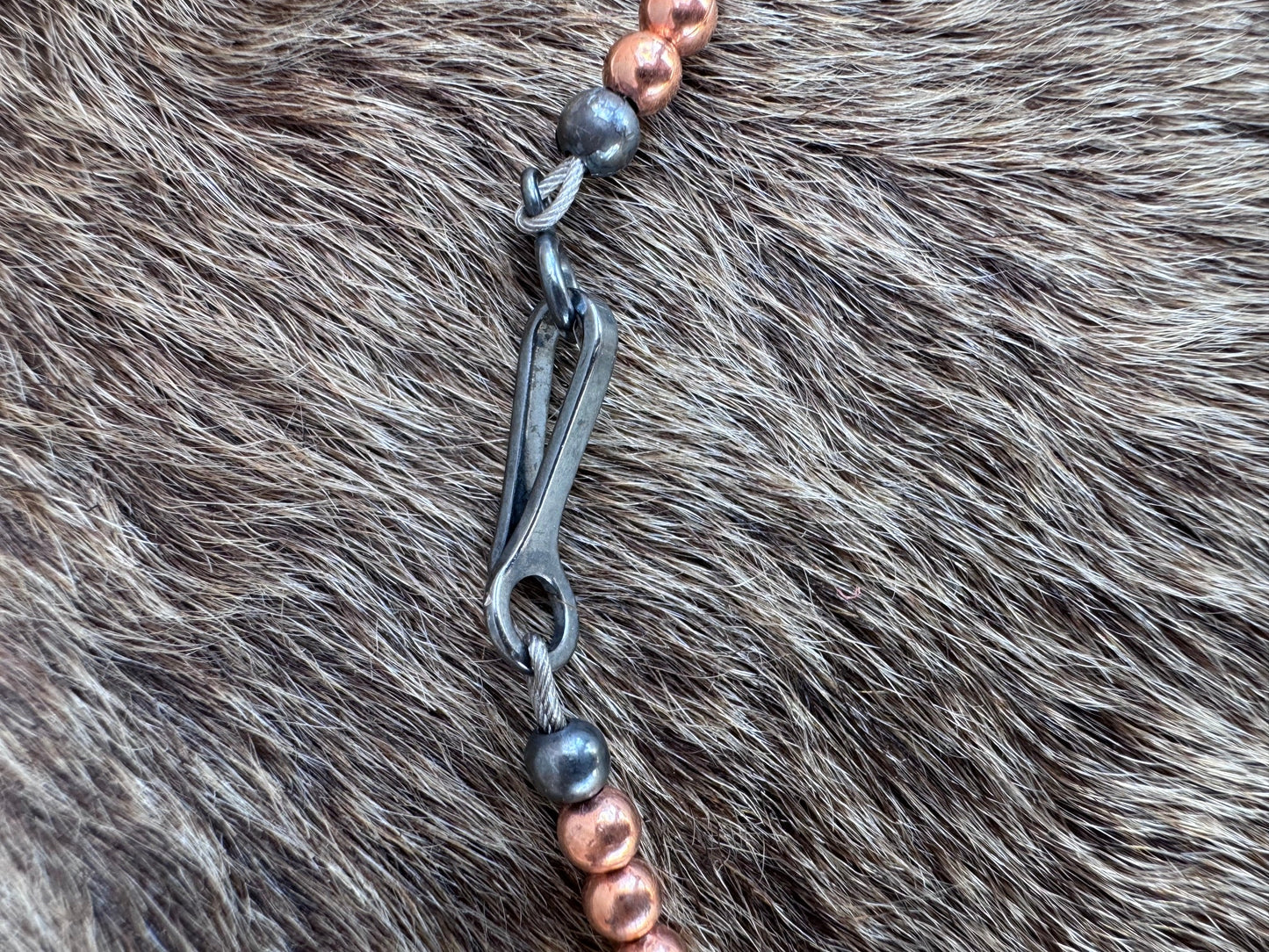 Handcrafted Copper Seed Bead Collection 3-6mm Beaded Necklace
