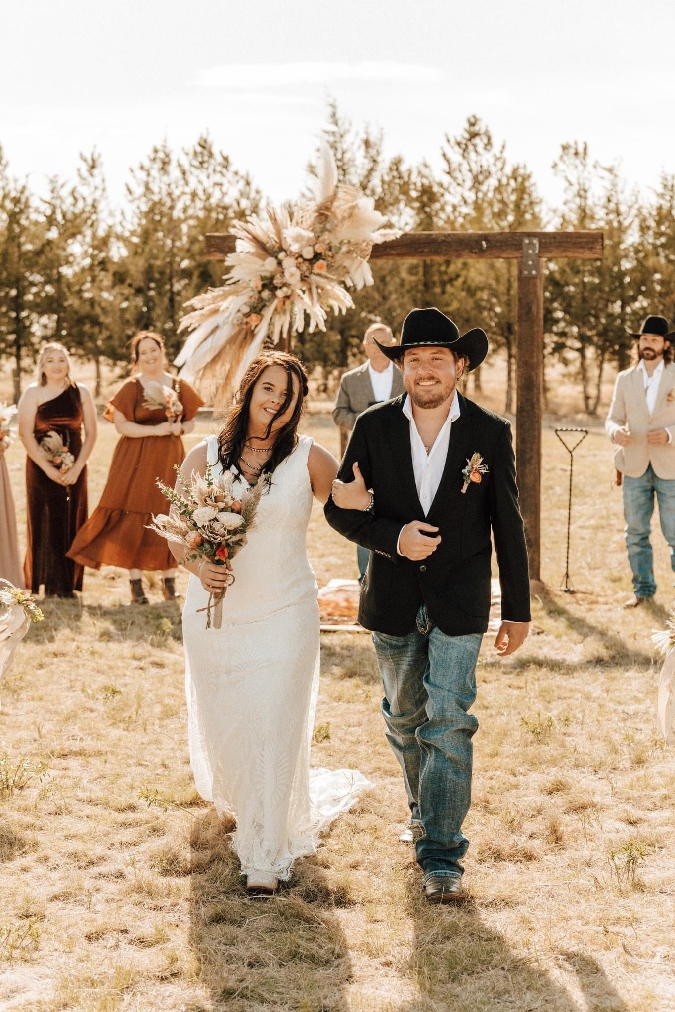 The Dolly Gown-Custom Western Wedding Dress with Fringe