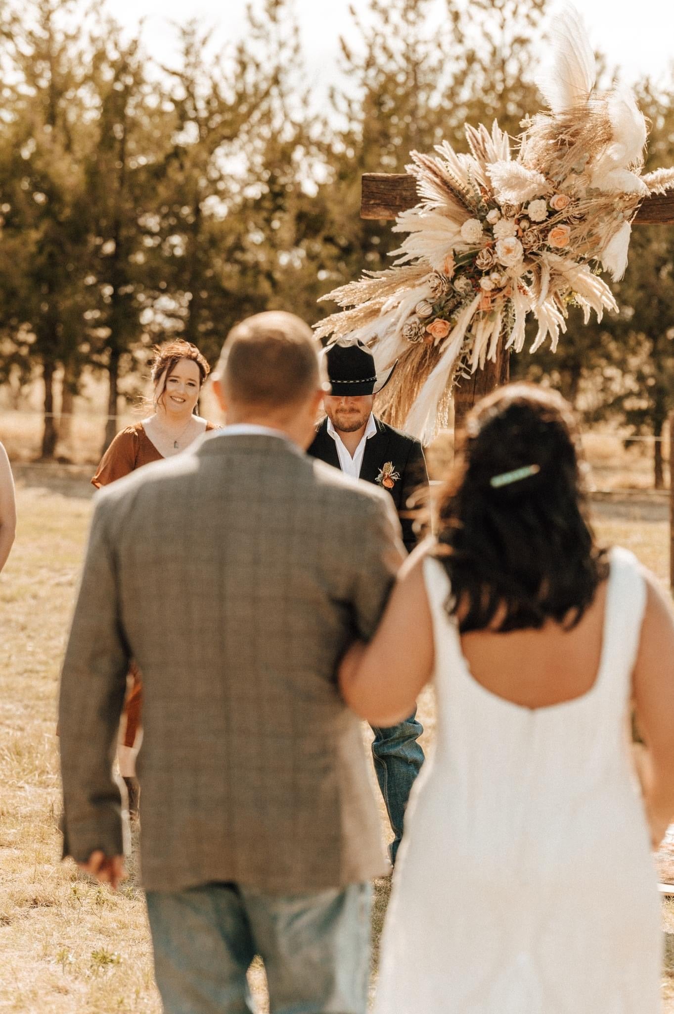 The Dolly Gown-Custom Western Wedding Dress with Fringe